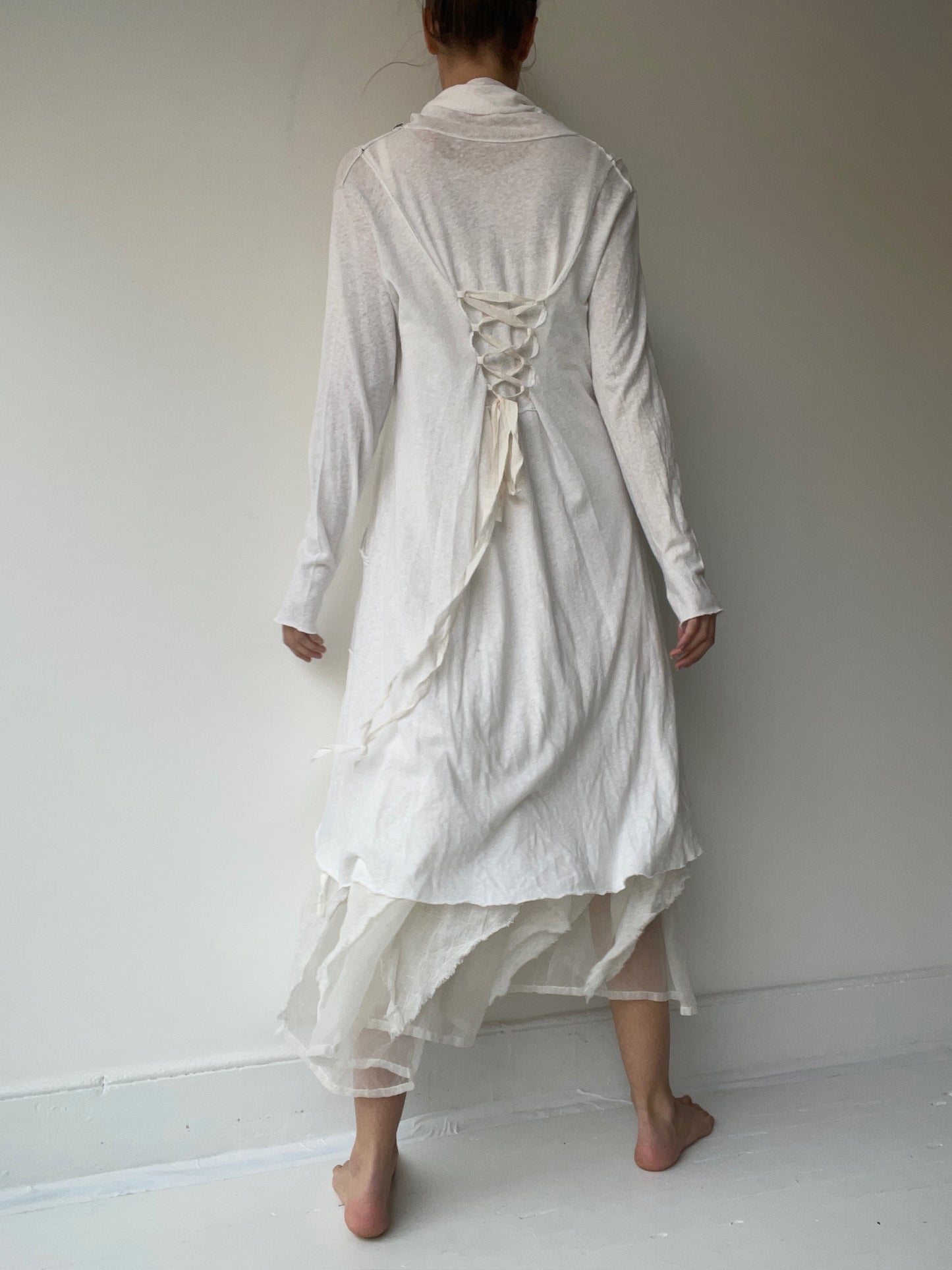 lace up back duster