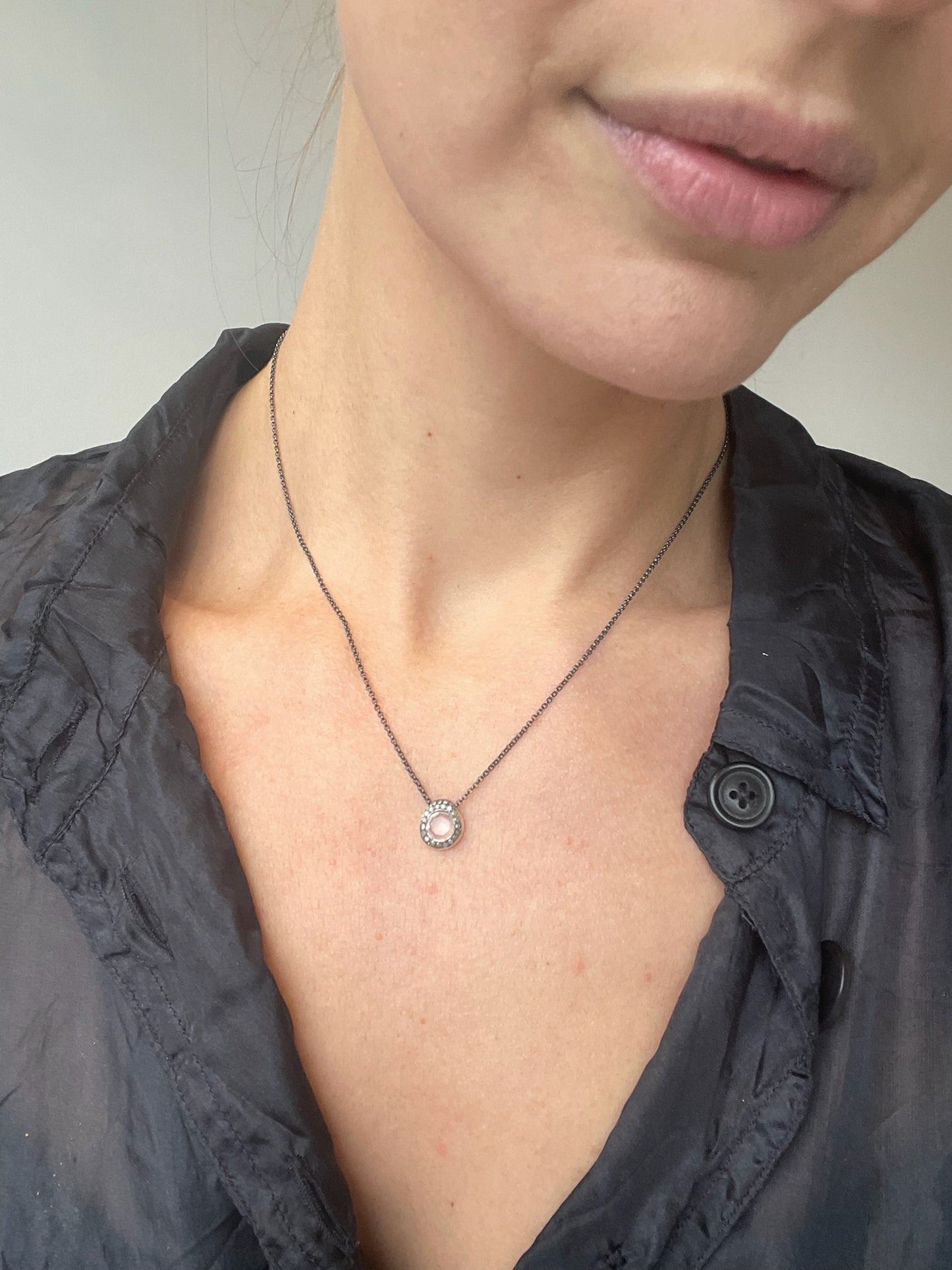 rosa maria pe pink necklace