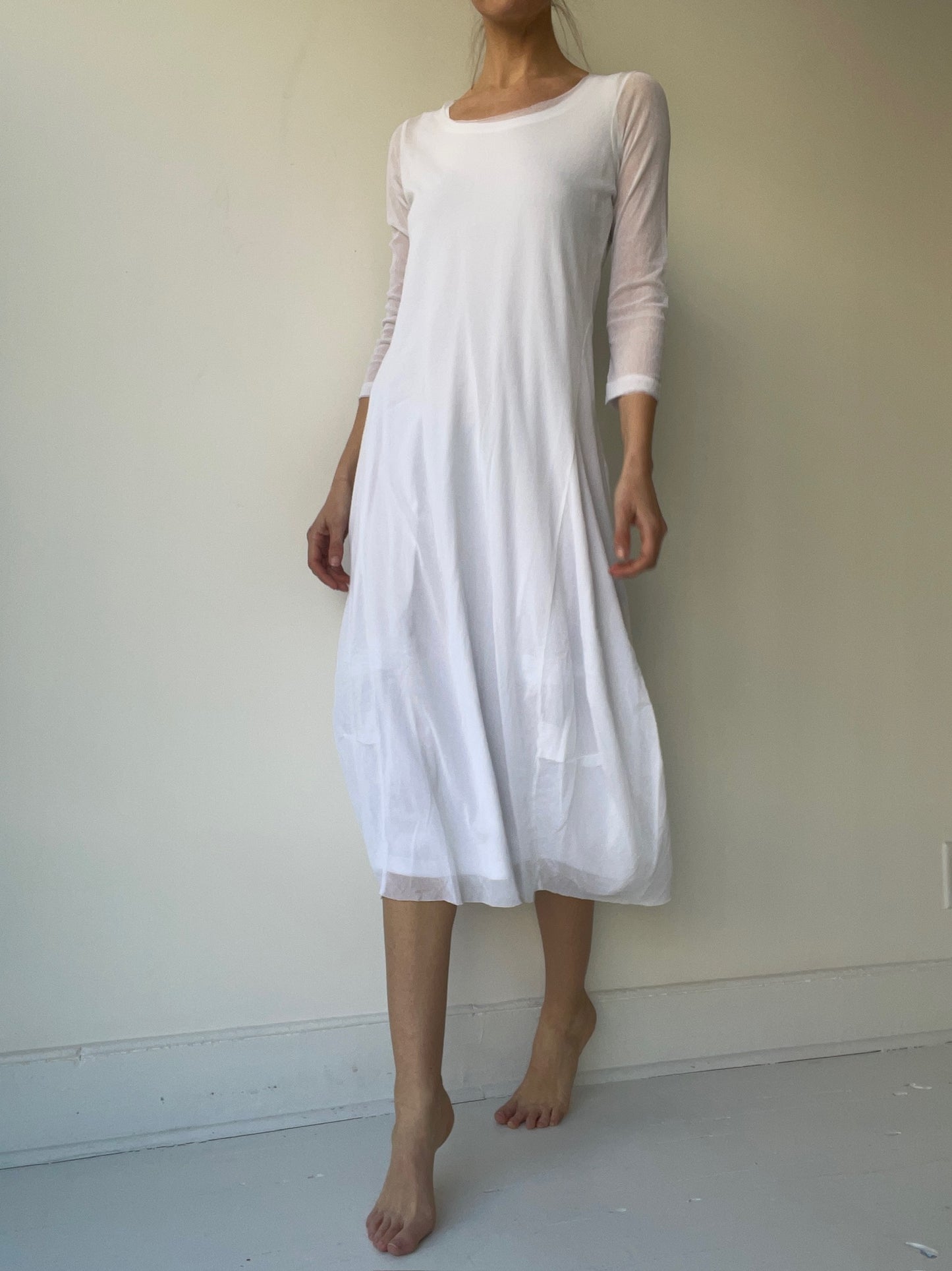 rundholz black label white 2 piece dress