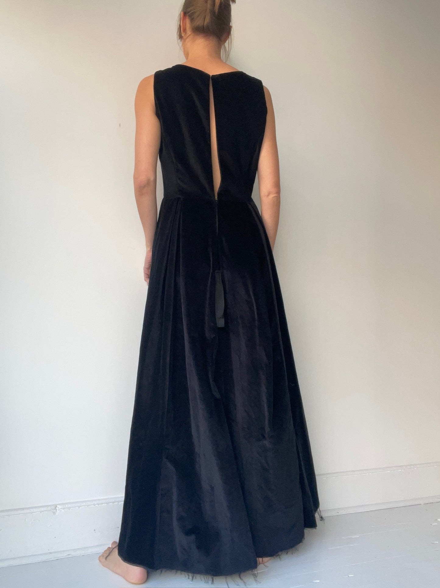 velvet morning dress