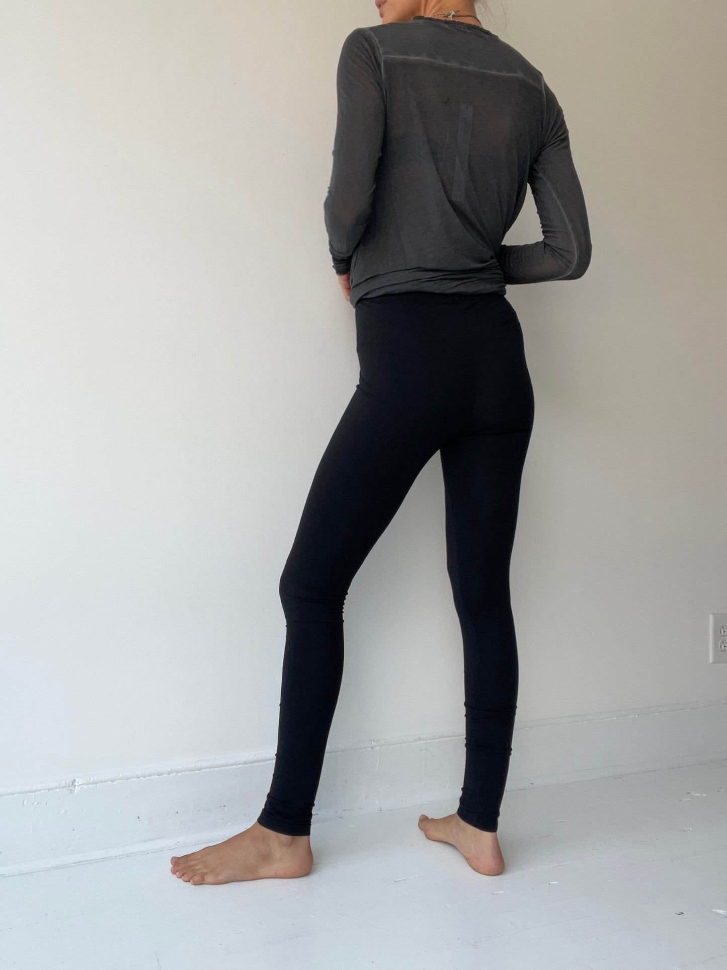 rundholz black label stretch cotton leggings BLACK