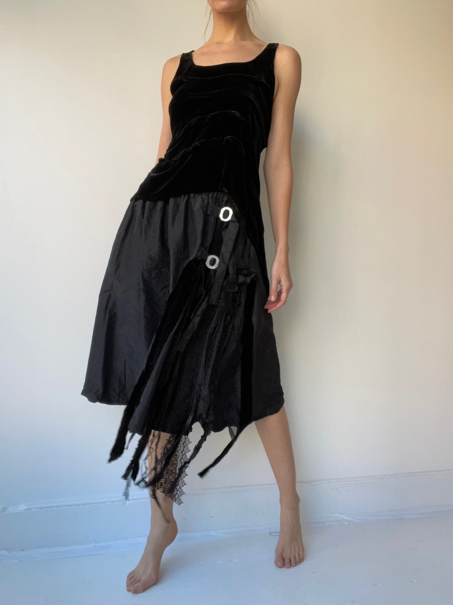 ribbon and lace skirt