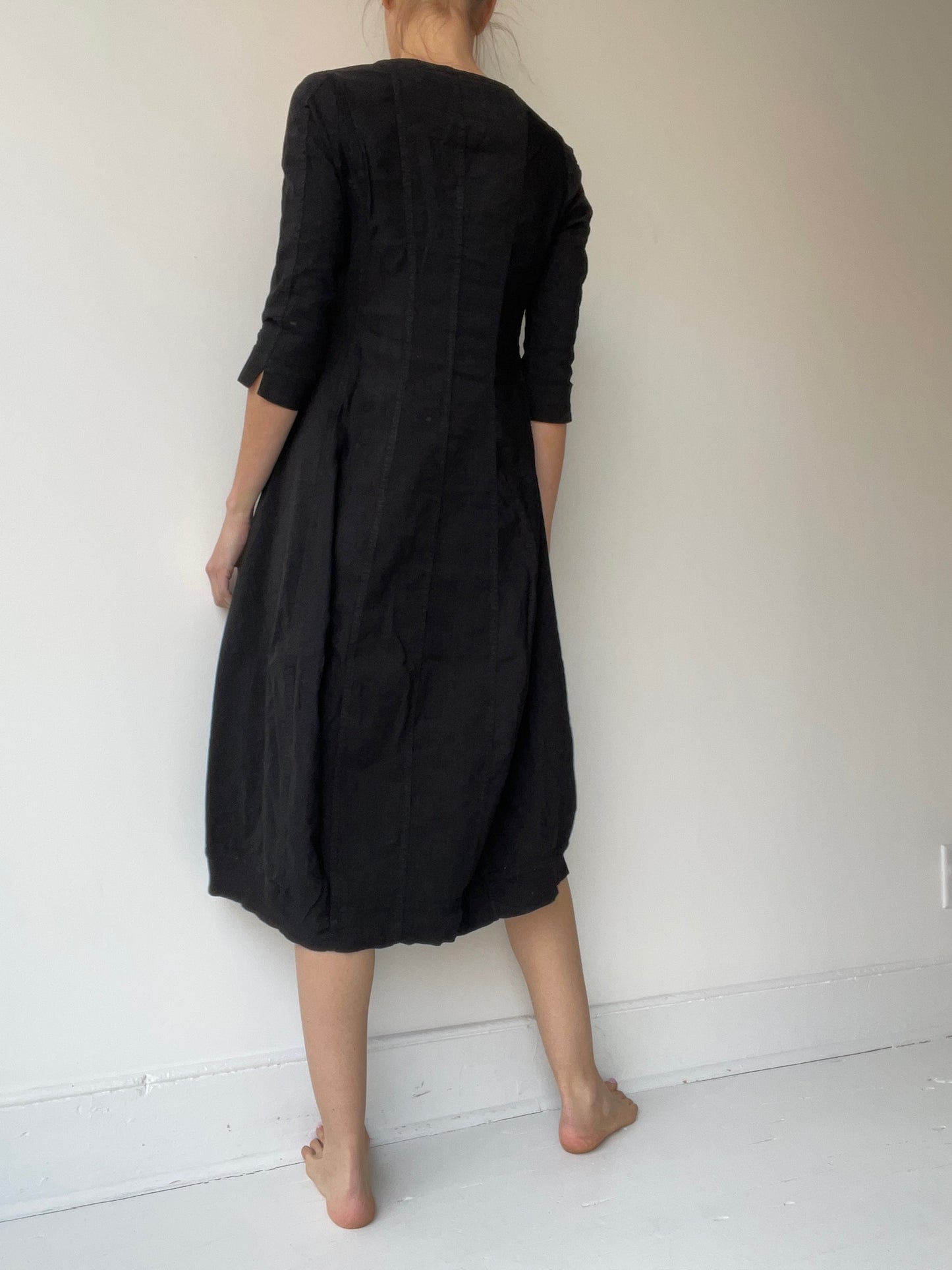 rundholz black label linen blend dress