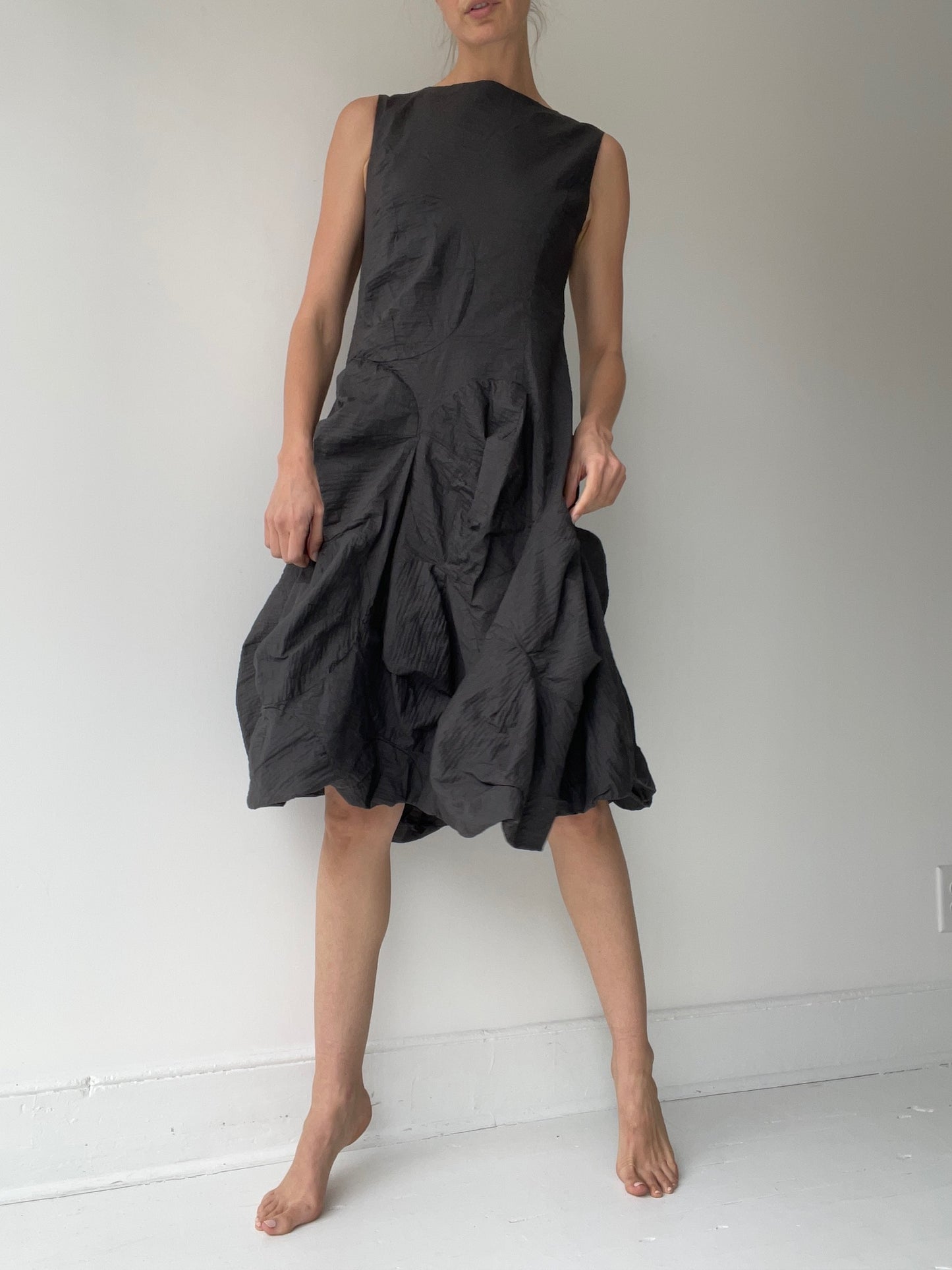 rundholz mainline crinkle dress