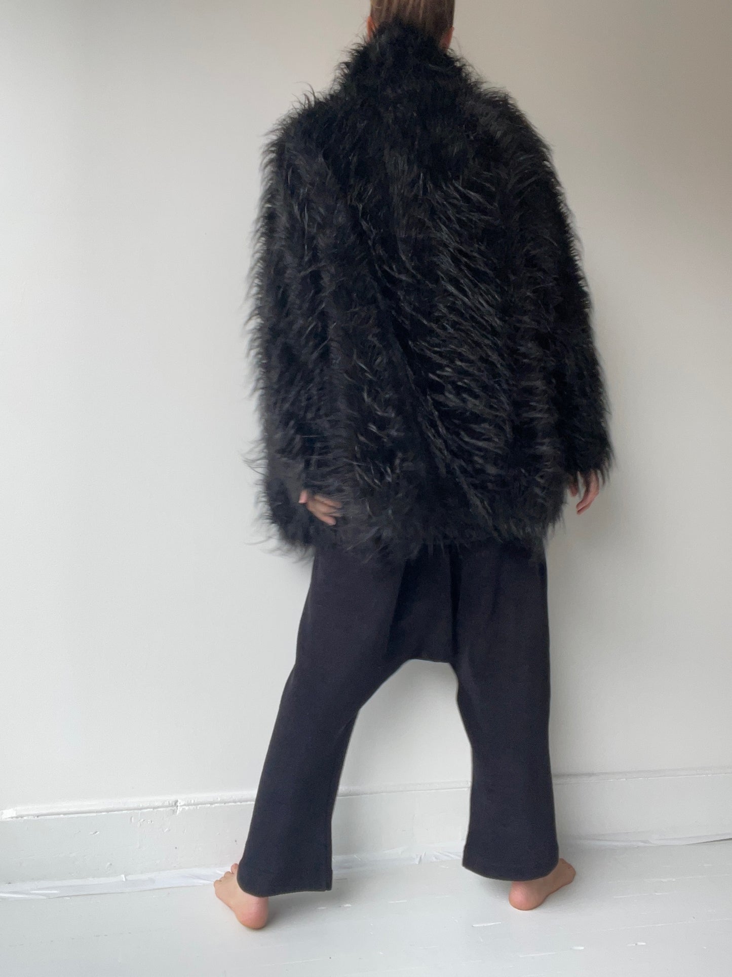 preloved faux fur coat