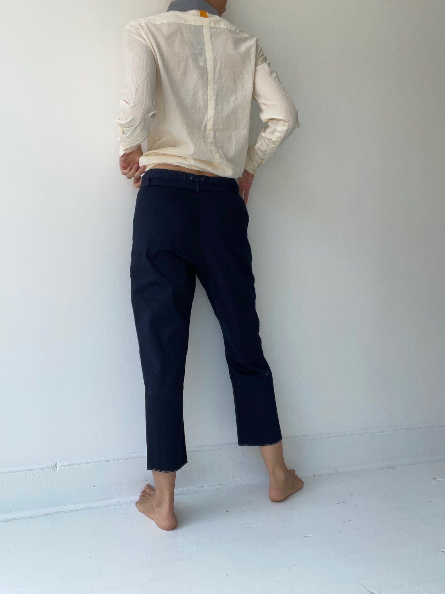 umit unal straight leg trouser