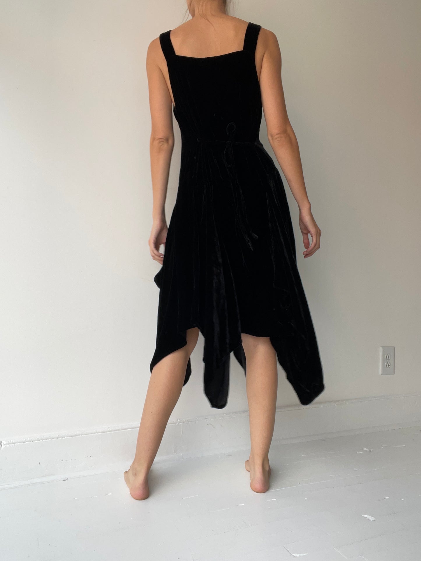 krista larson long pinwheel slip BLACK VELVET