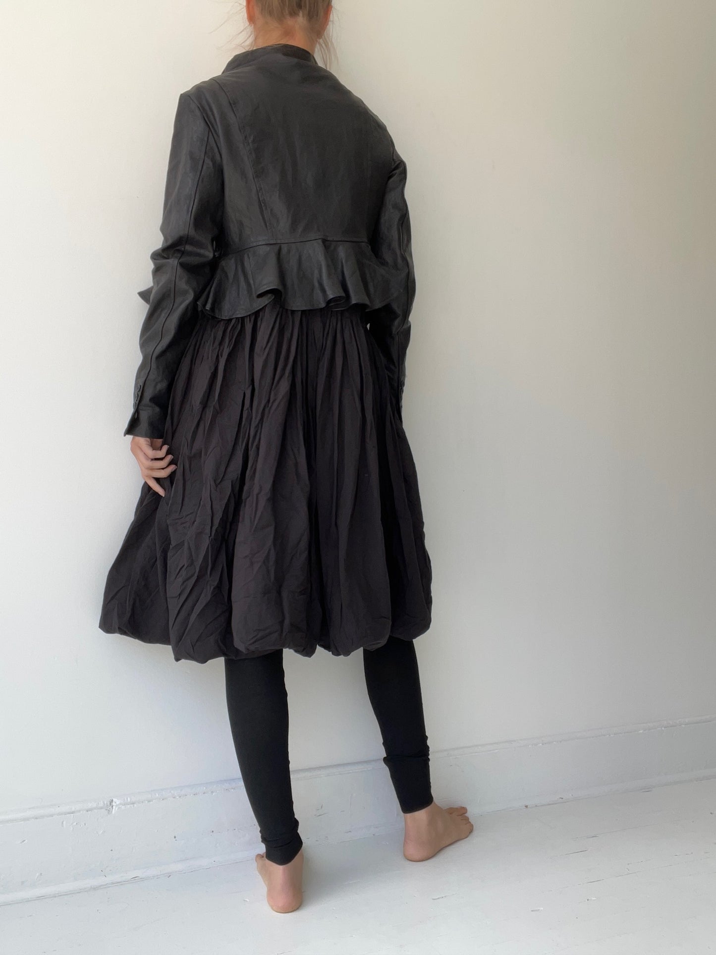 rundholz mainline leather flutter jacket