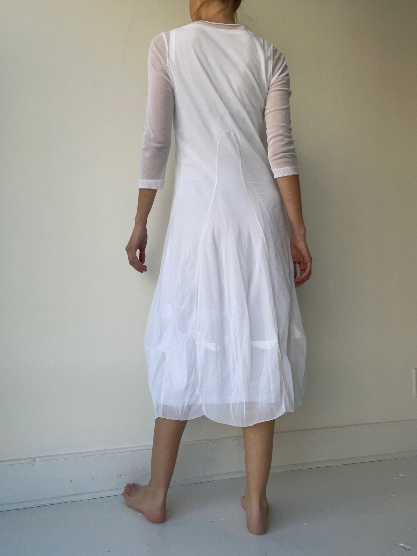rundholz black label white 2 piece dress