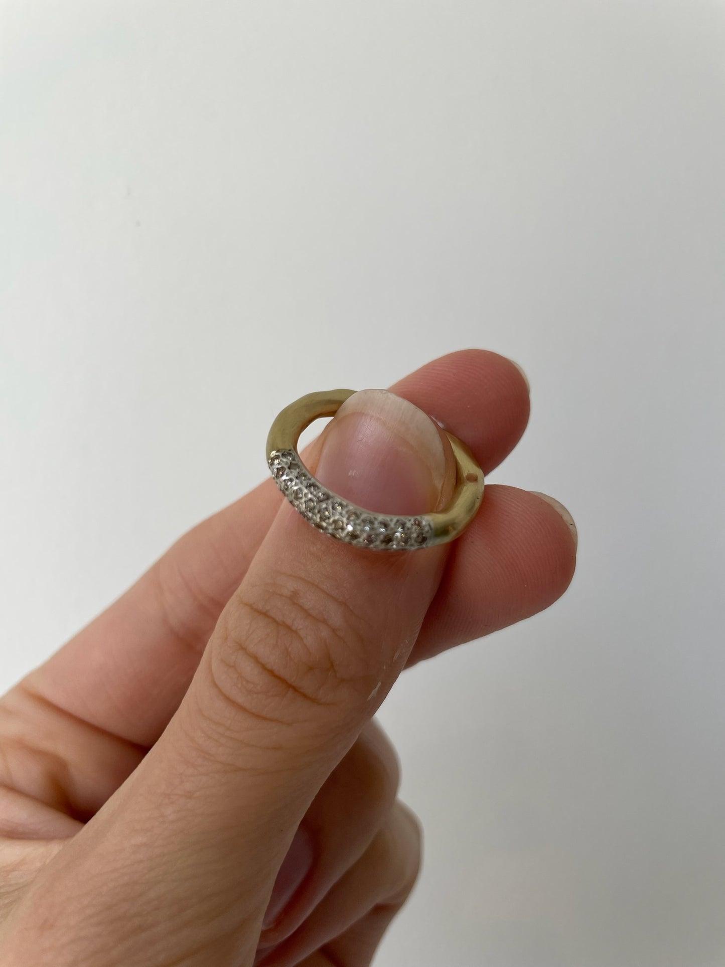 rosa maria sei dia copper ring