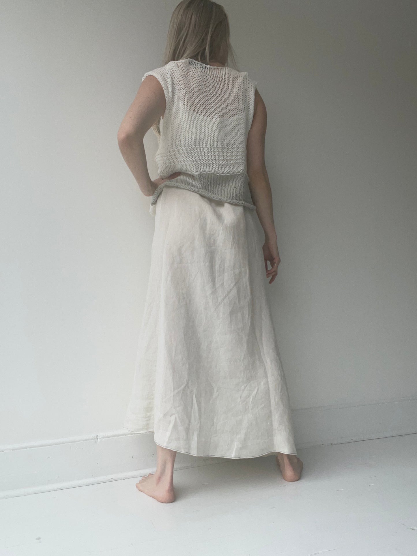 umit unal hand knitted top