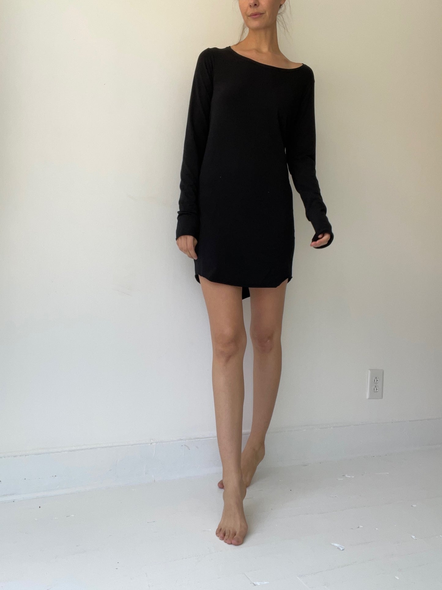 rundholz black label black long tee