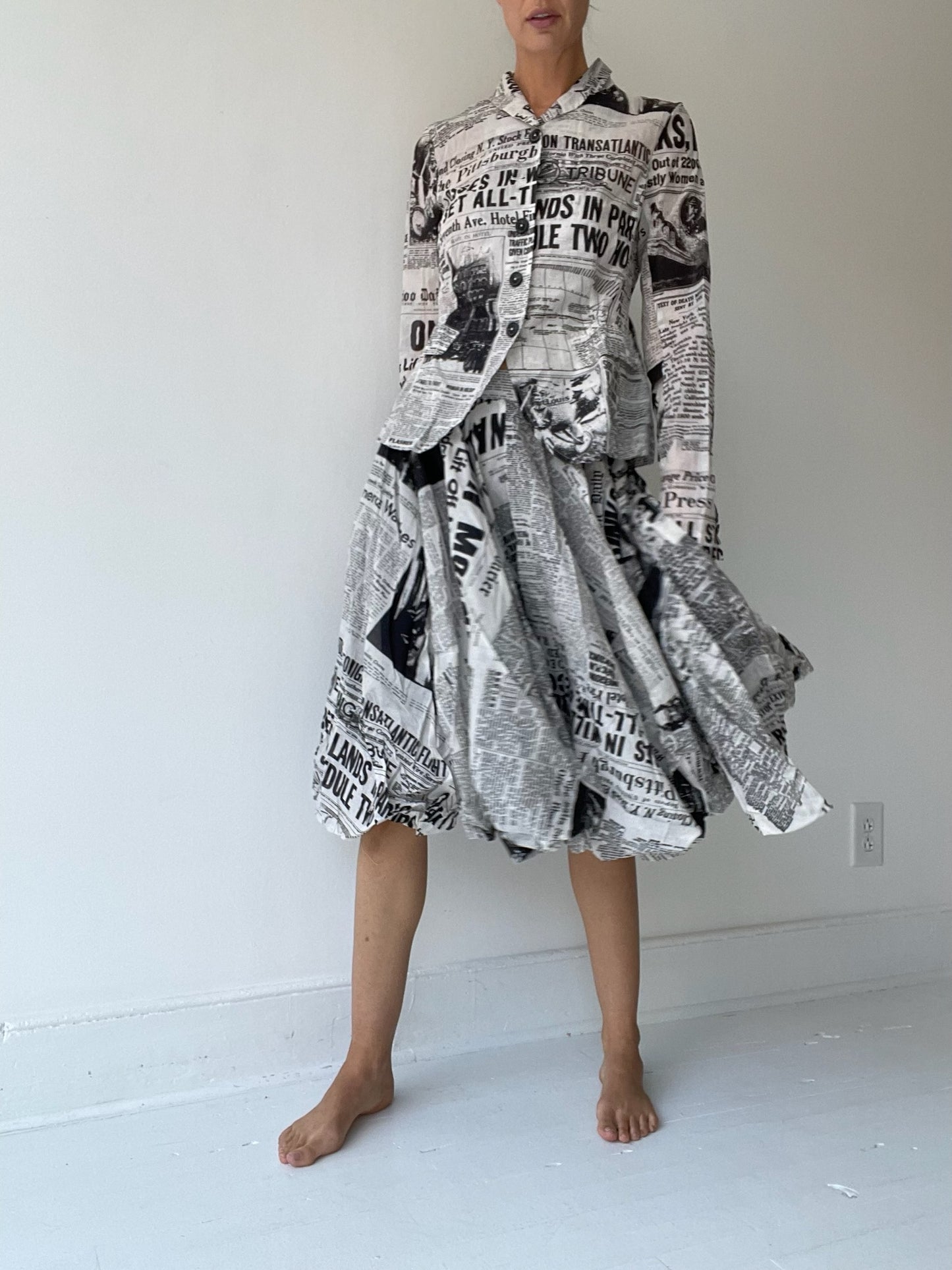 rundholz dip newsprint skirt