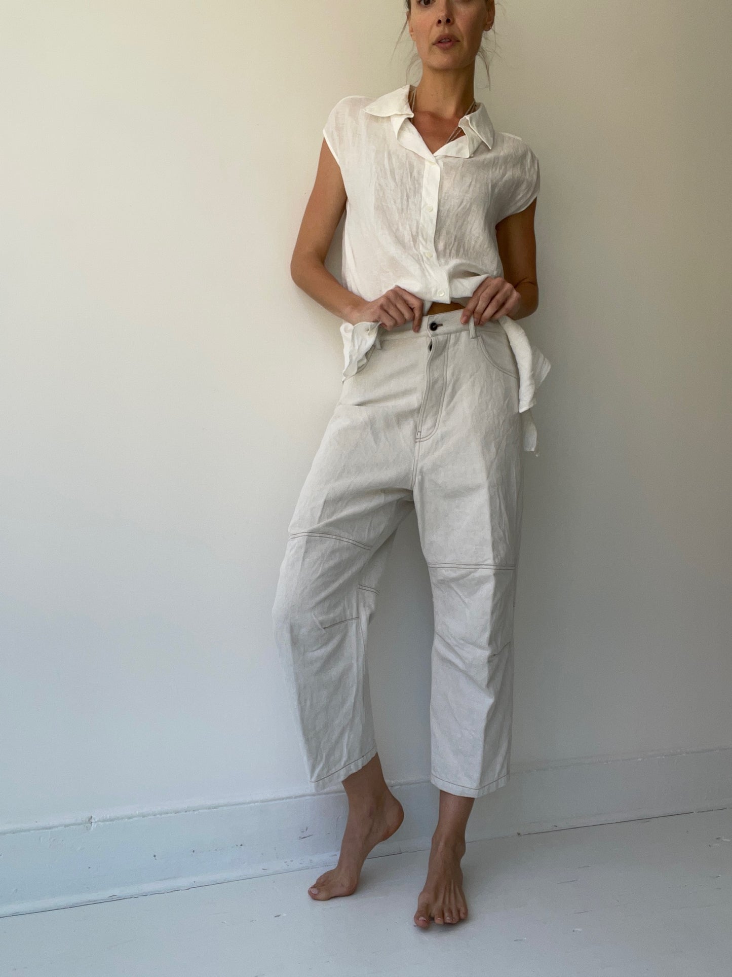 forme d’expression baggy 5 pocket pants
