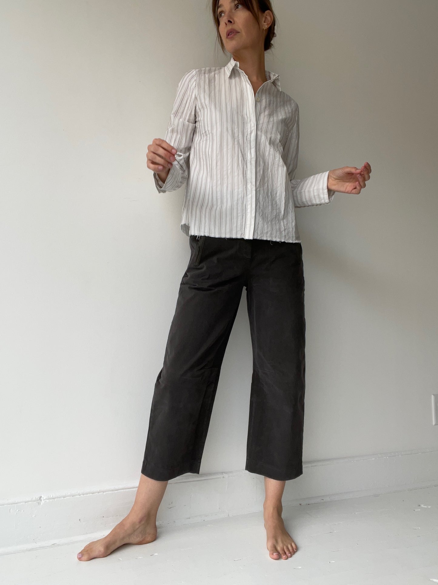 aequamente templo stripe shirt