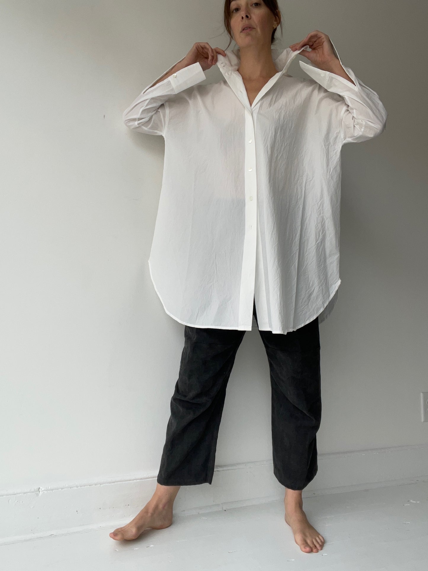 forme d’expression oversized sack shirt
