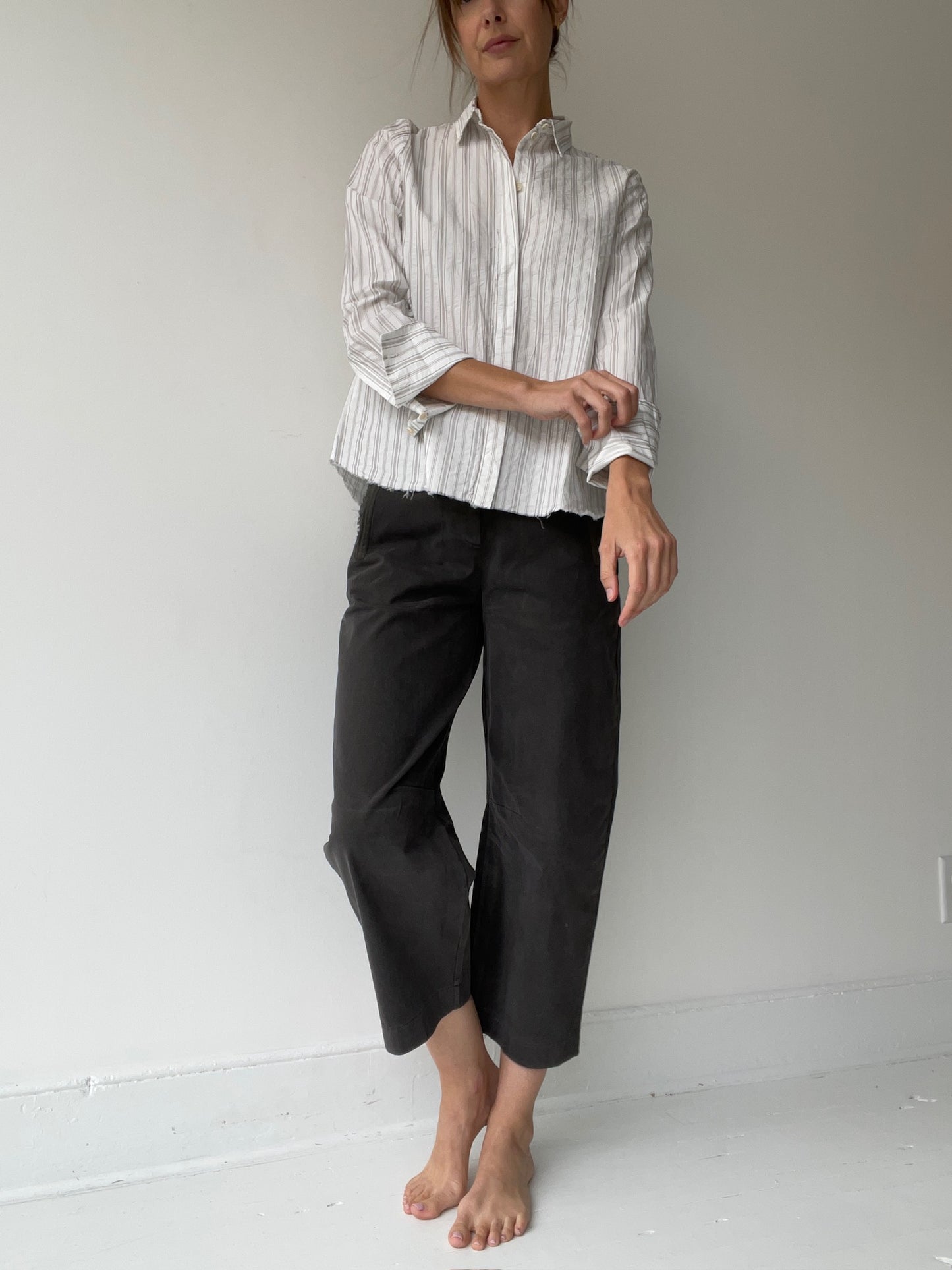 aequamente templo stripe shirt