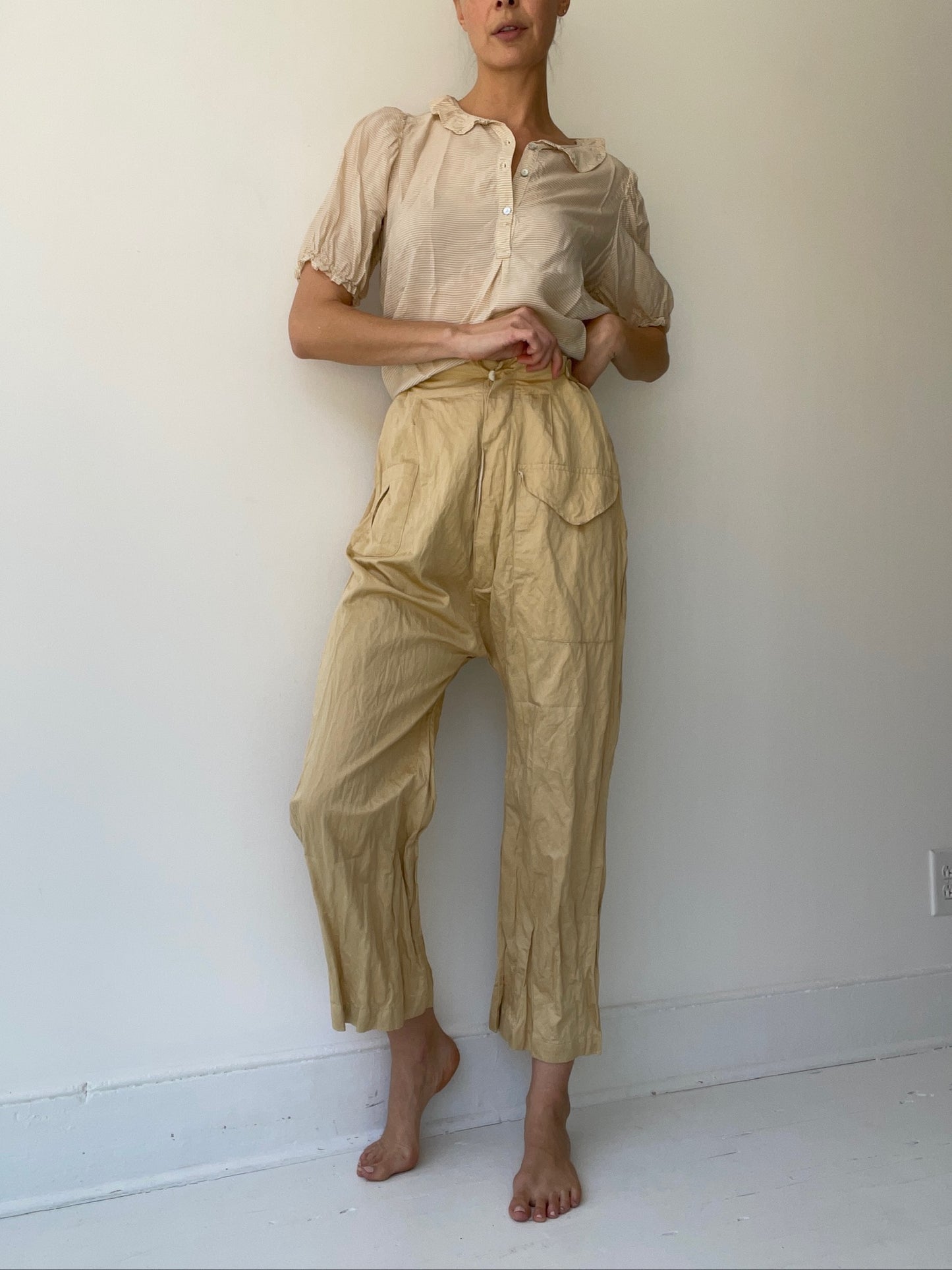 sula french painting pants
