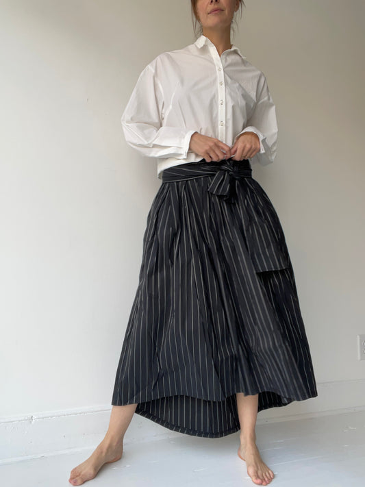 plü stripe skirt