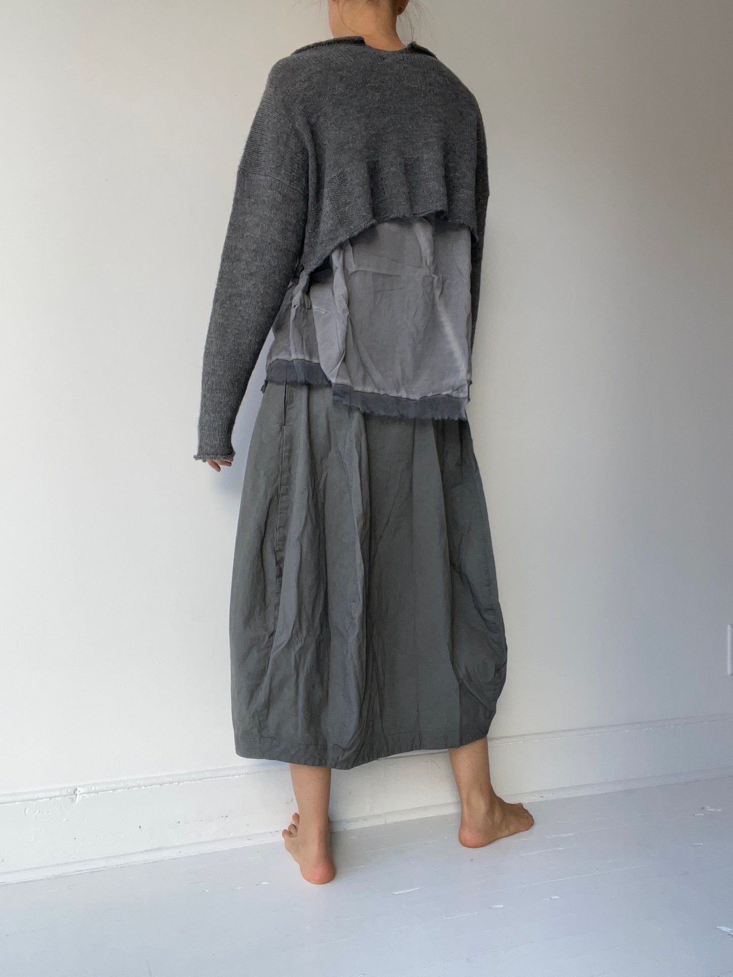 rundholz black label cropped knit pullover