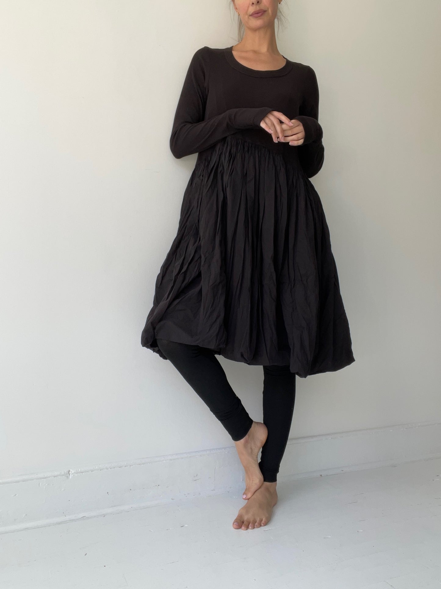 rundholz mainline tee bubble dress