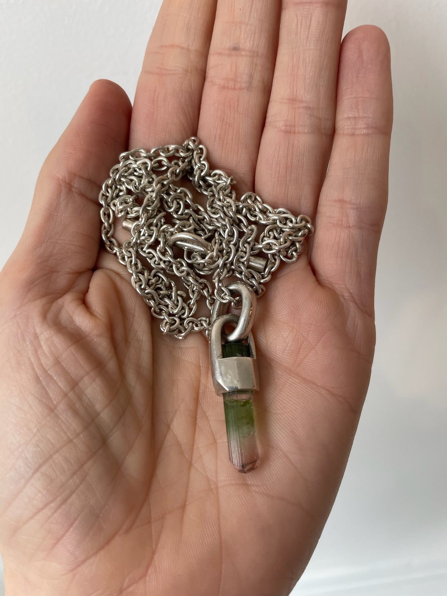 parts of 4 elbalite talisman necklace