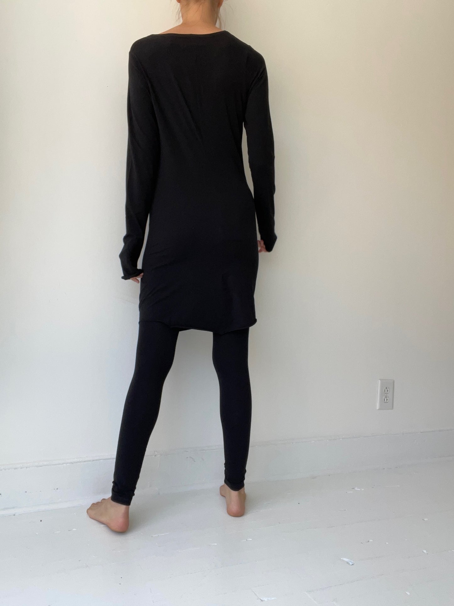 rundholz black label black long tee