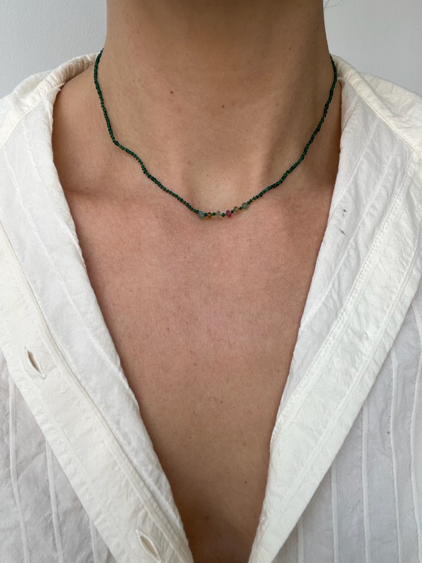 antomoon multi bead necklace
