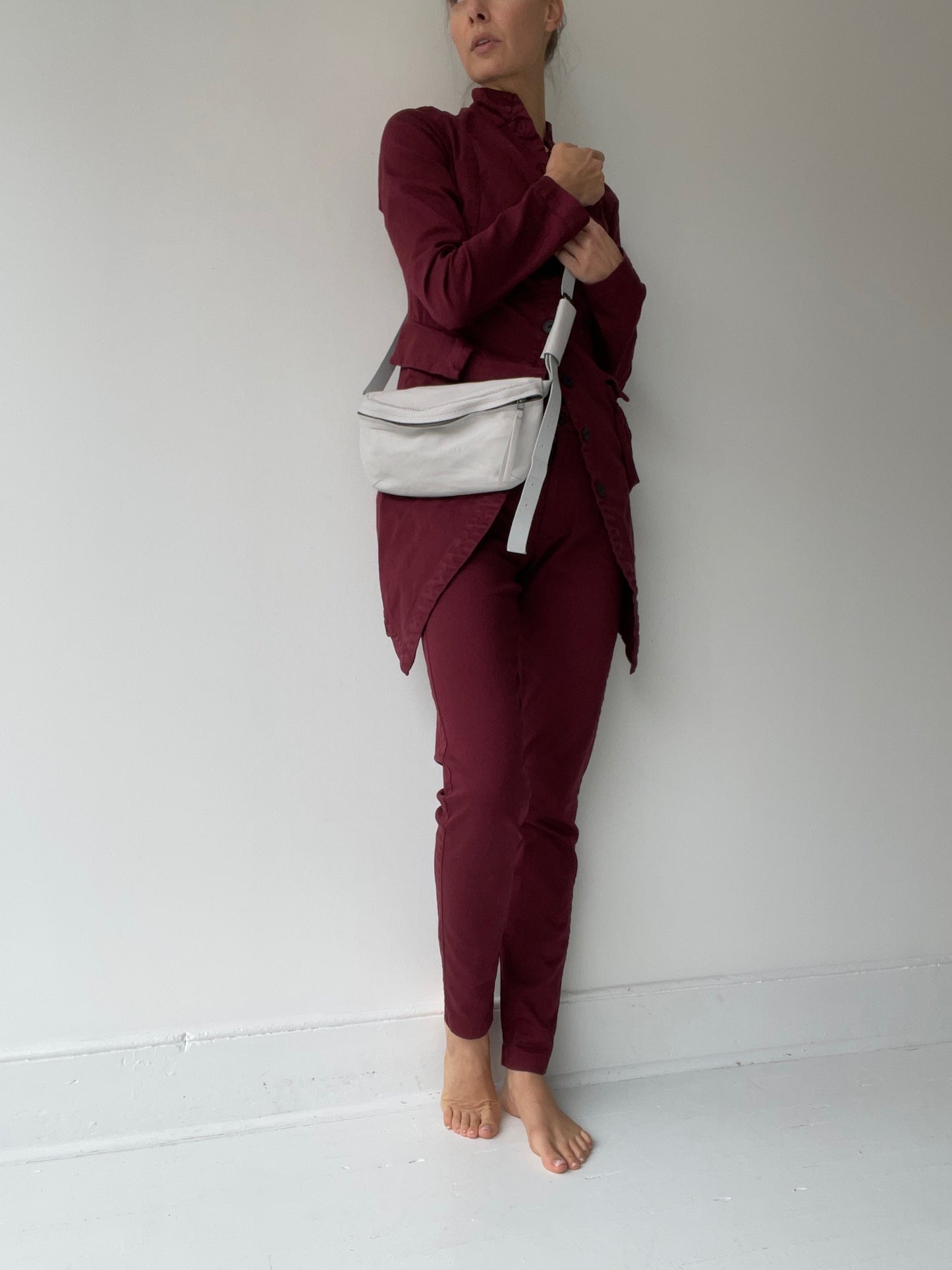 pal offner small berlin bag CEMENT