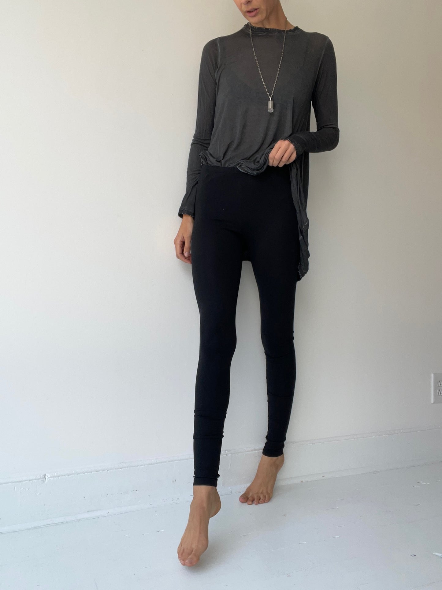 rundholz black label stretch cotton leggings BLACK