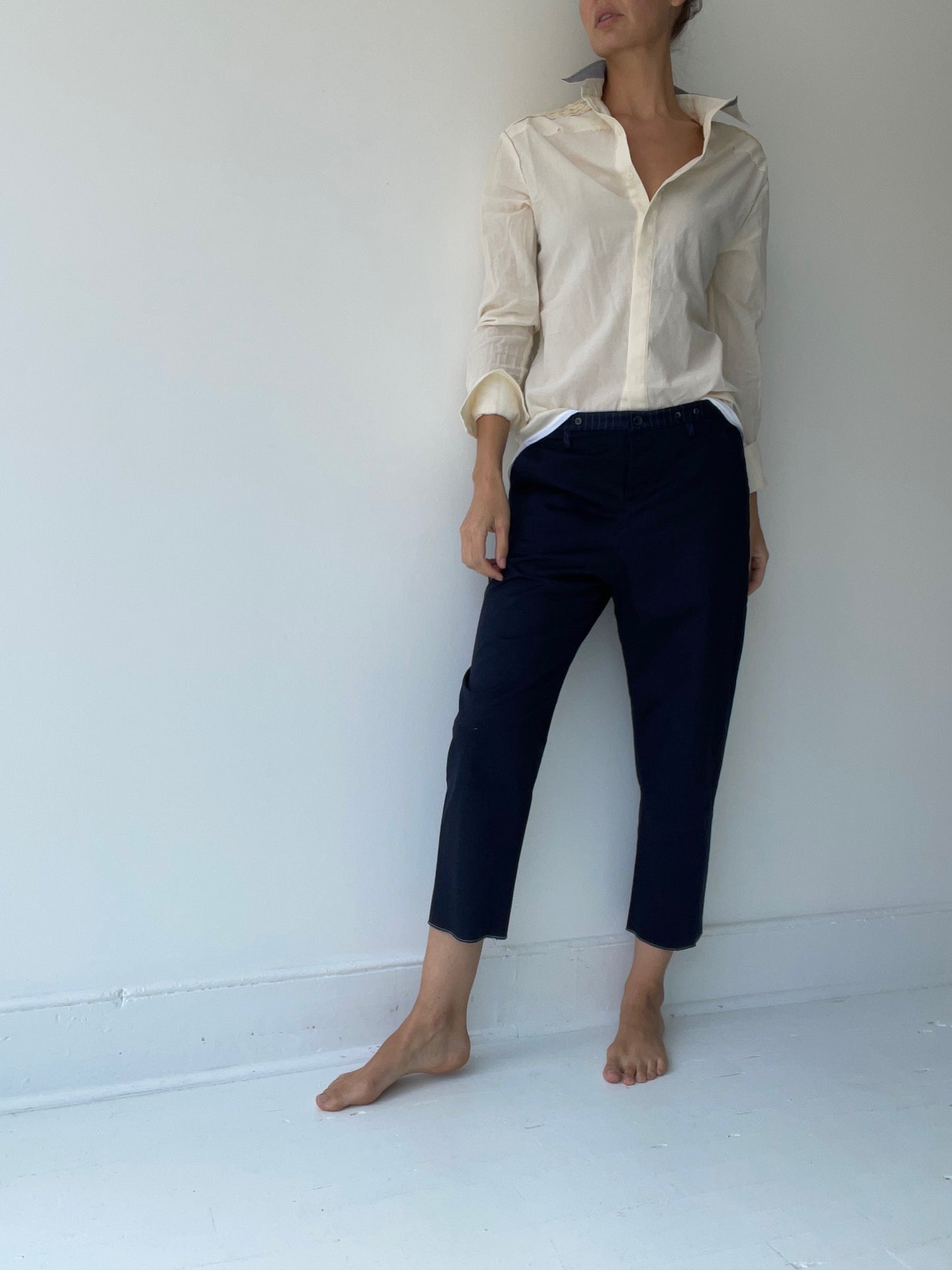 umit unal straight leg trouser