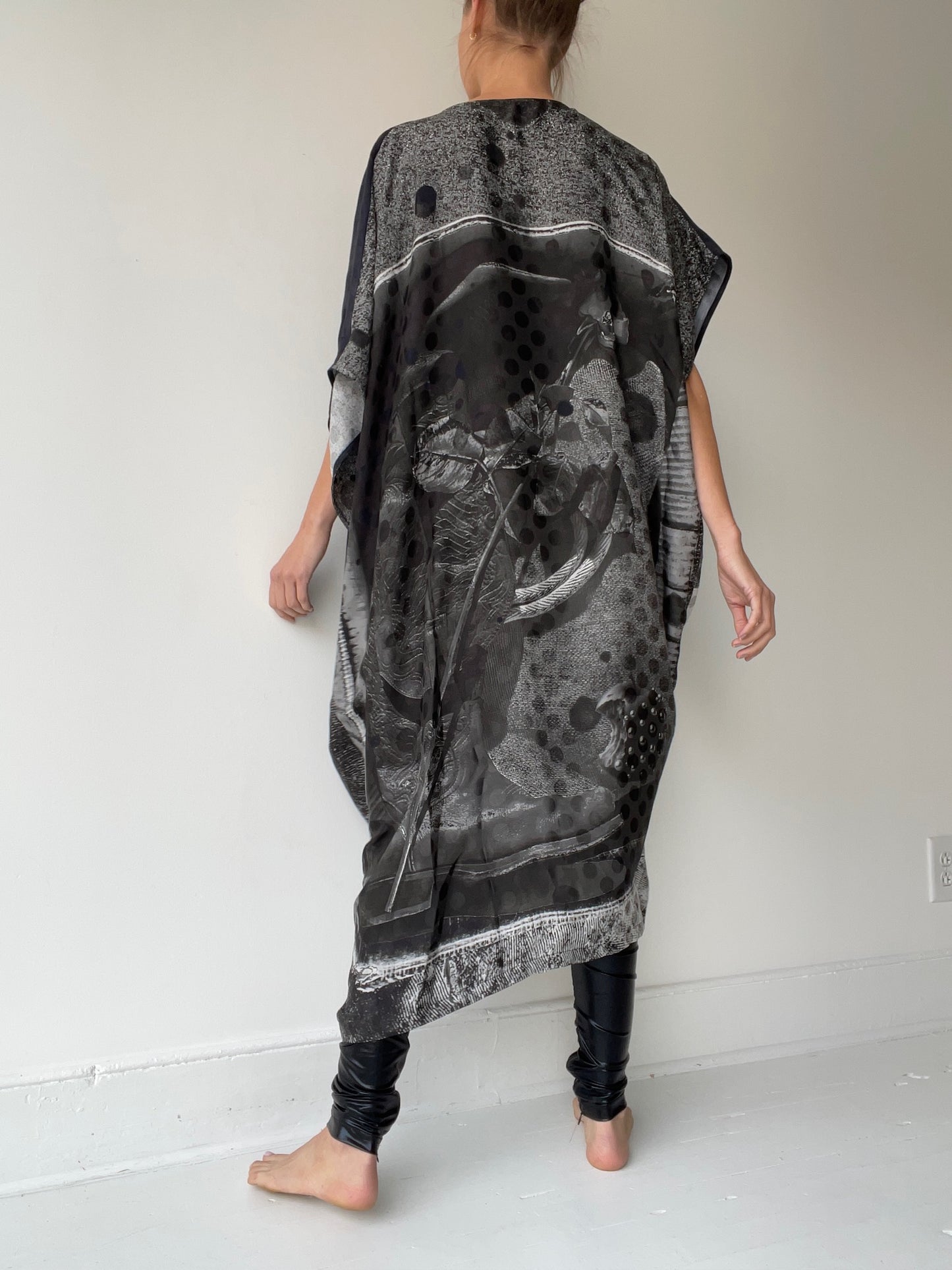 barbara bologna black piega dress