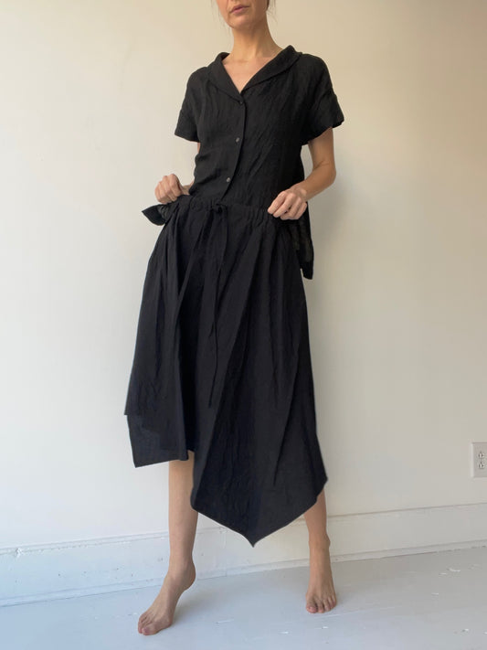 forme d’expression black tent skirt