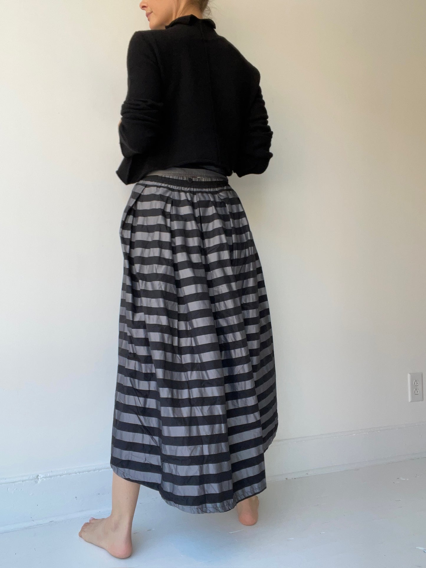 plü stripe t skirt