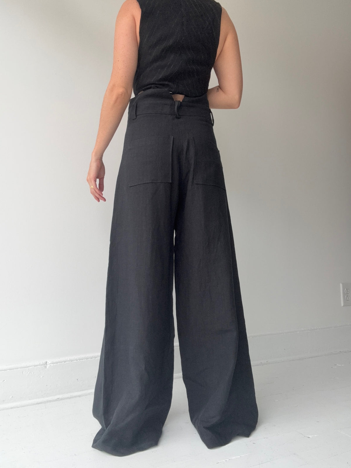 anika skarstrom linen trousers