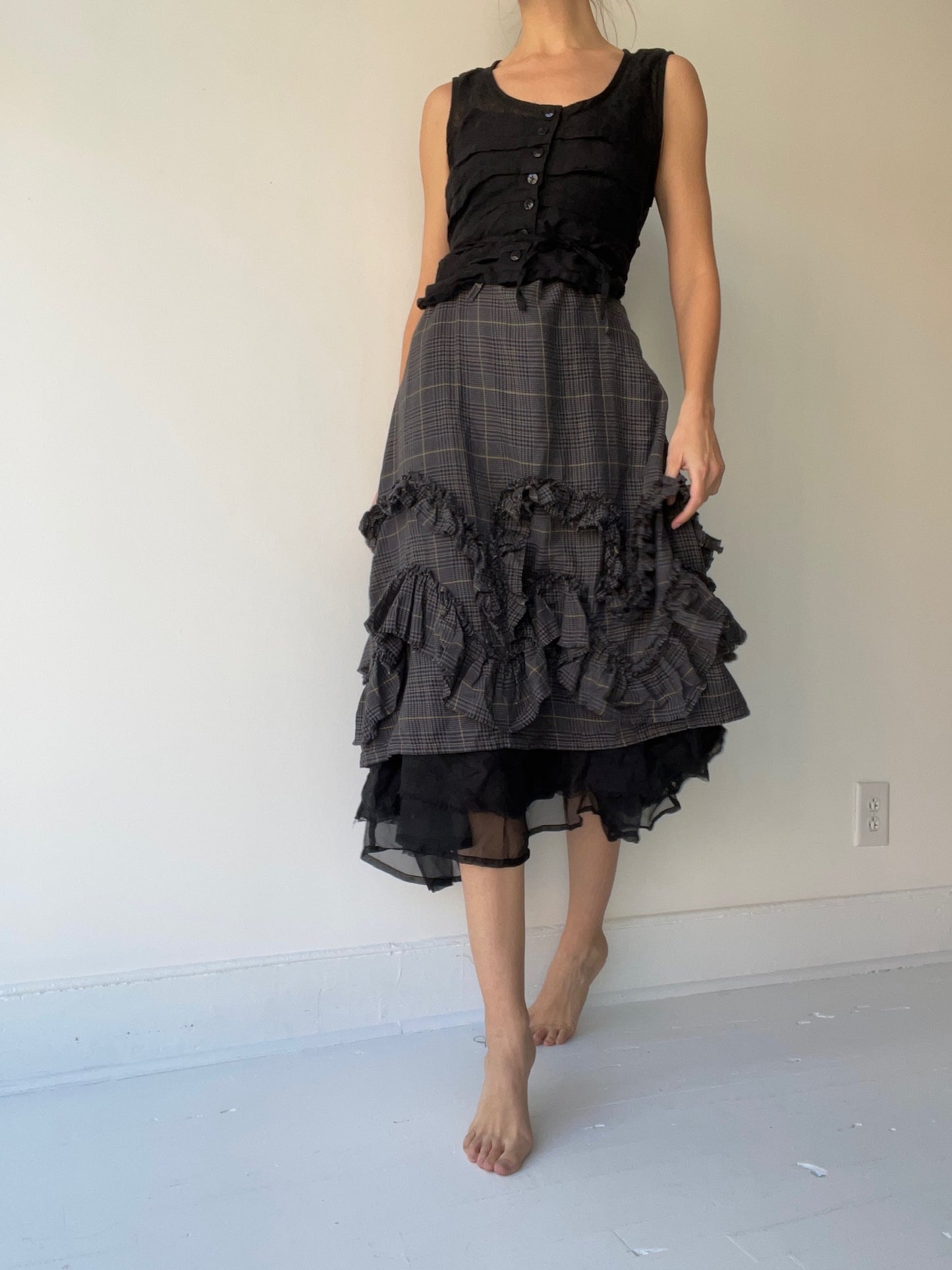 pretty slip PLAID