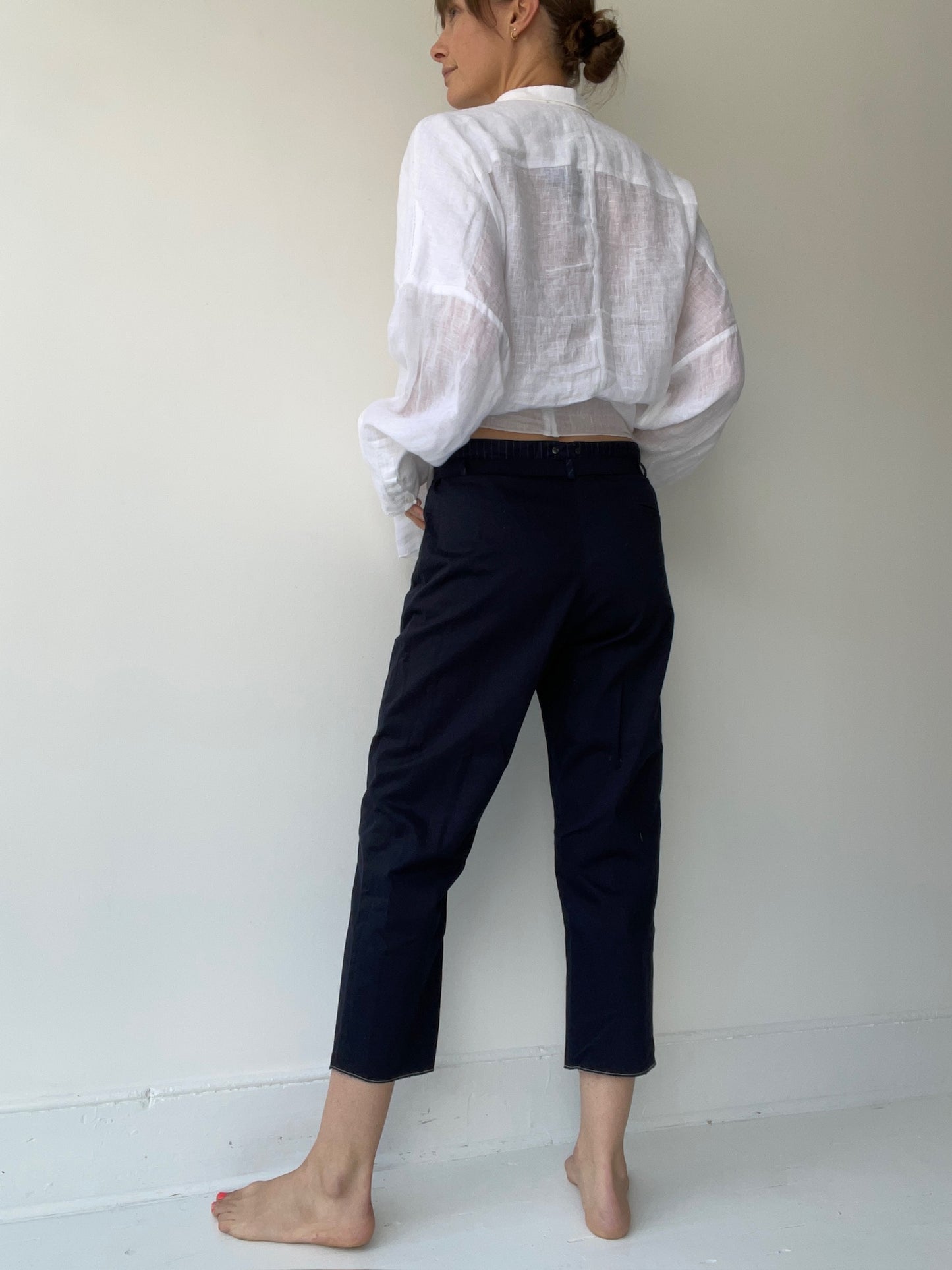 umit unal straight leg trouser