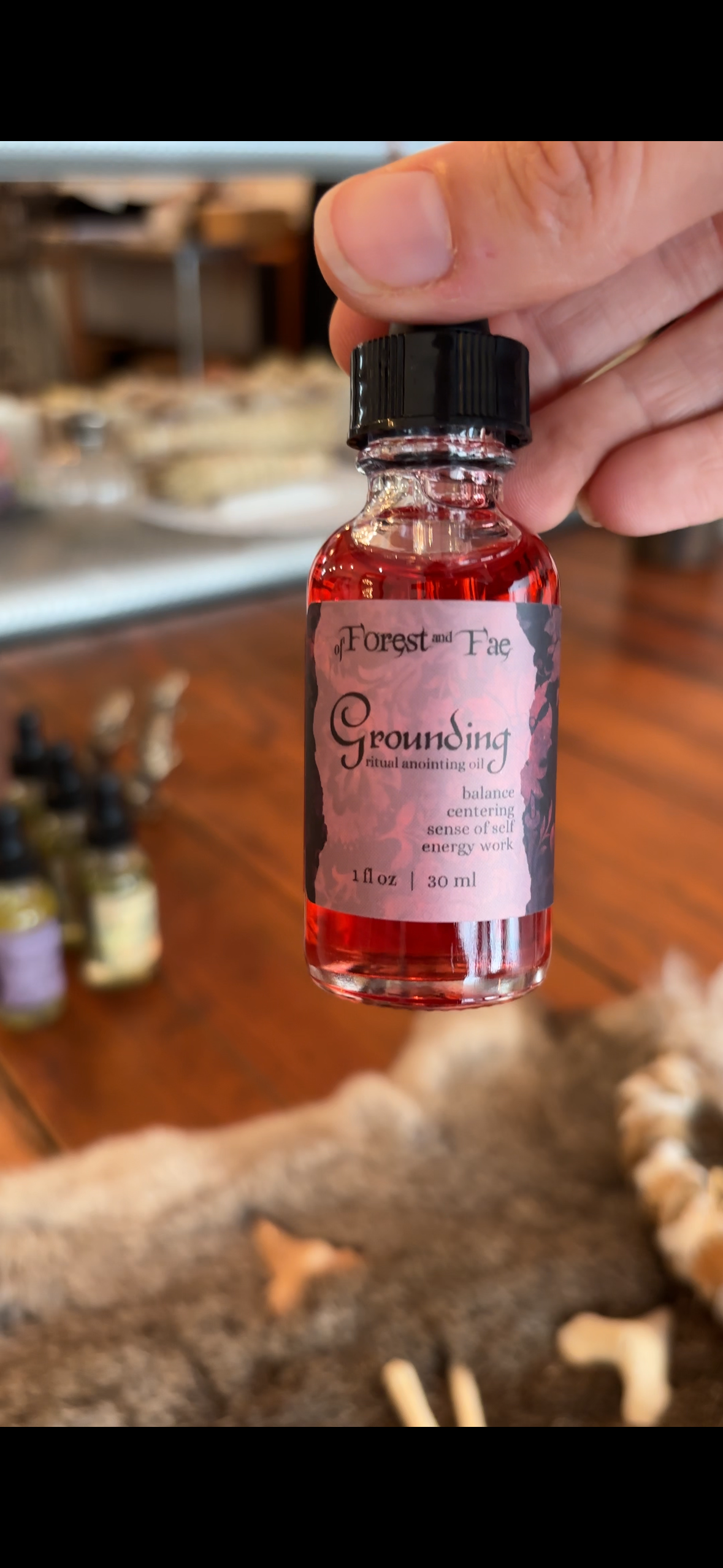 ritual grounding oil