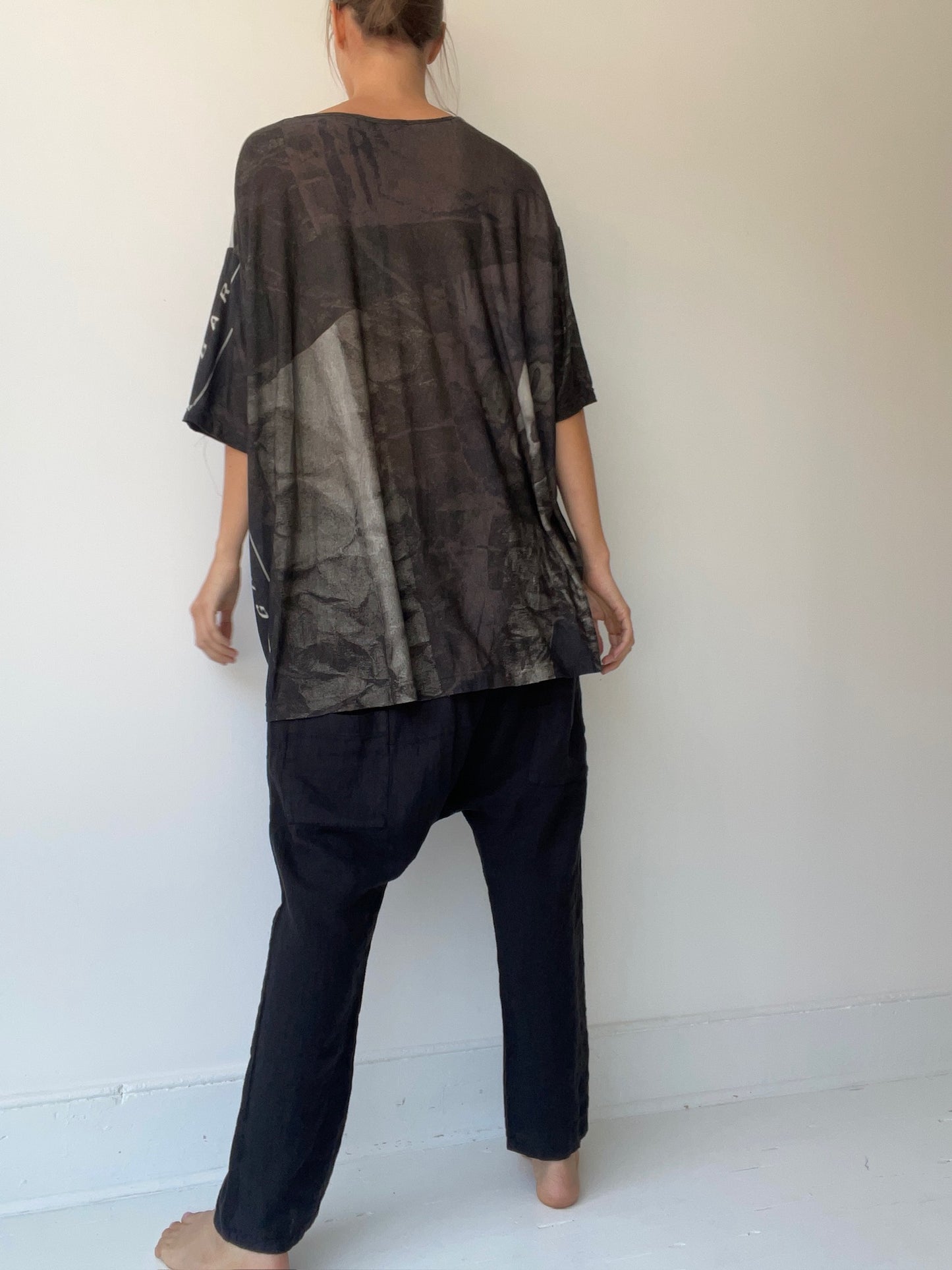 barbara bologna oversize print tee
