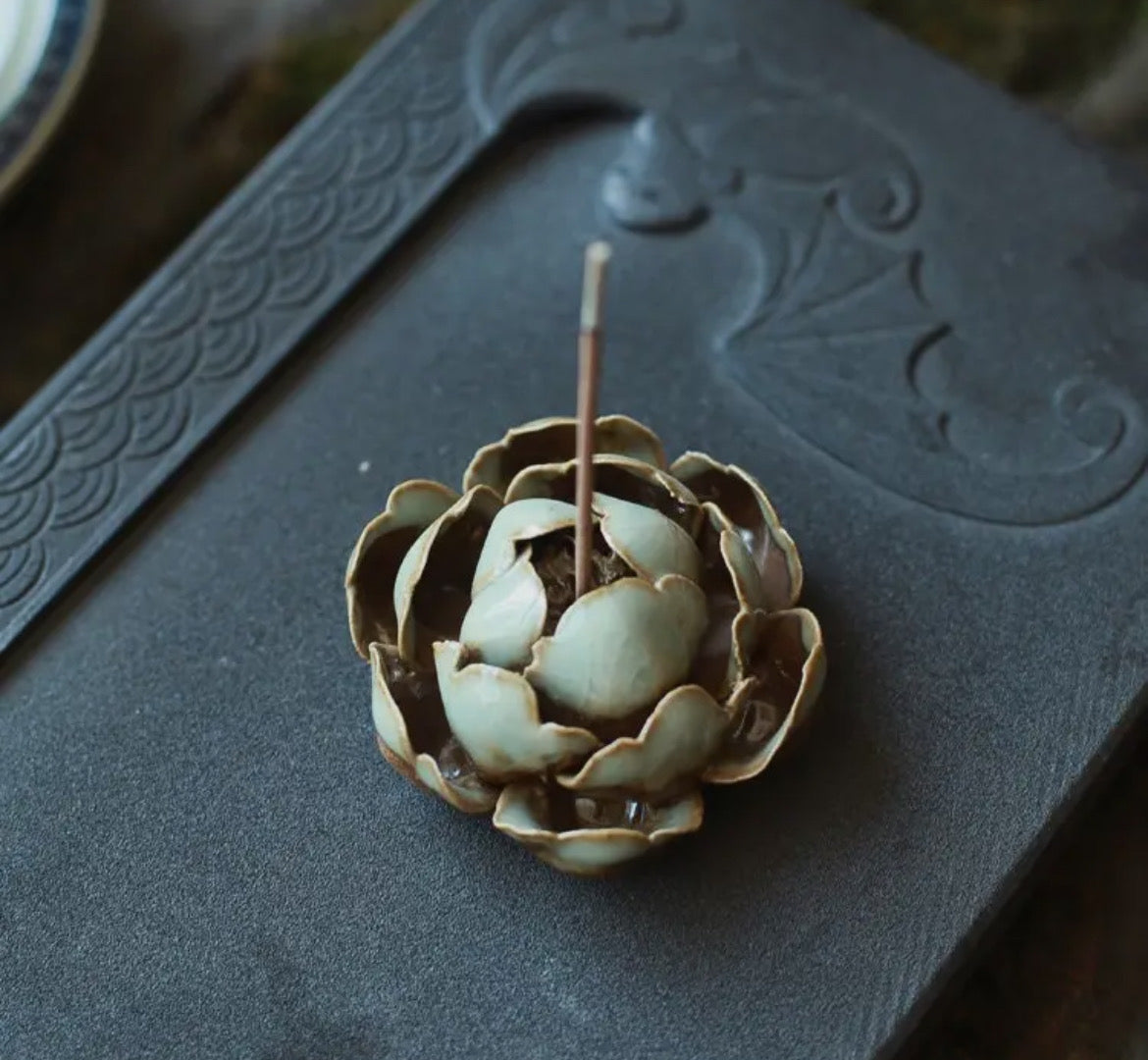 lotus flower incense holder