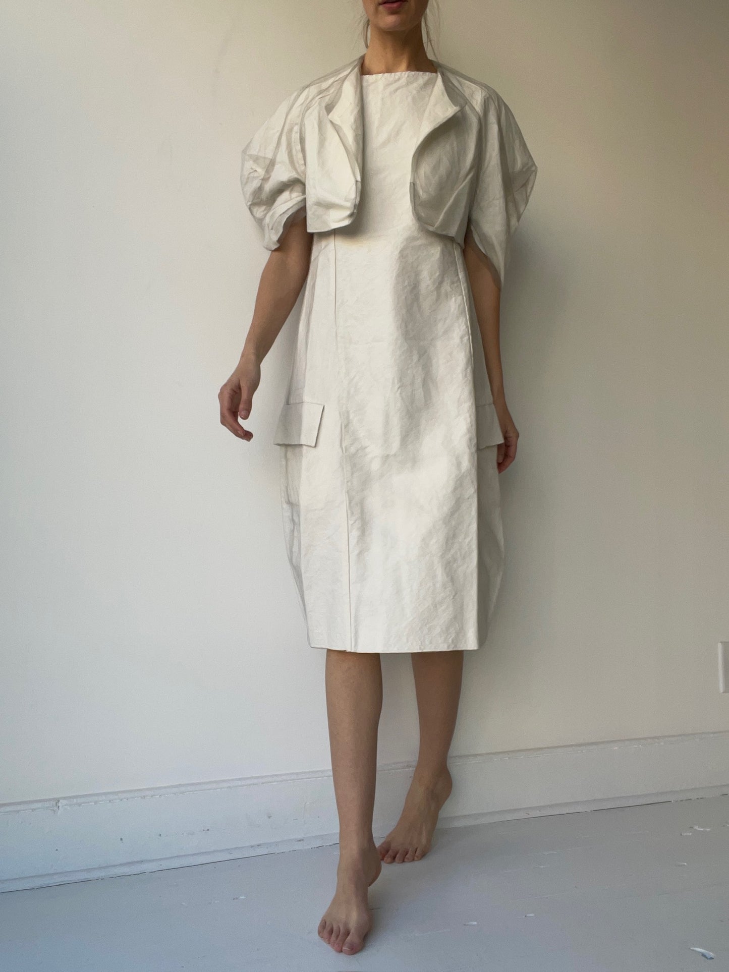 rundholz mainline cropped shell jacket