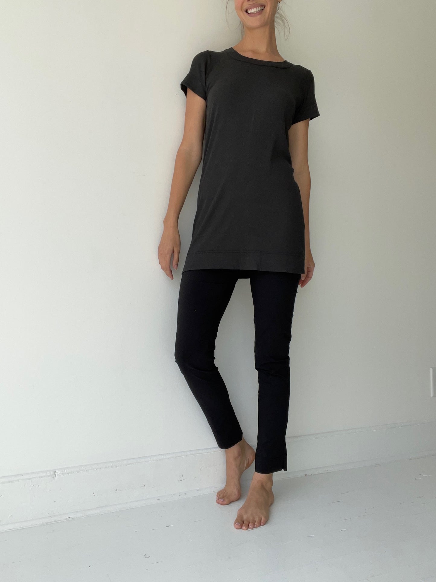 rundholz mainline fine rib tee SWAMP