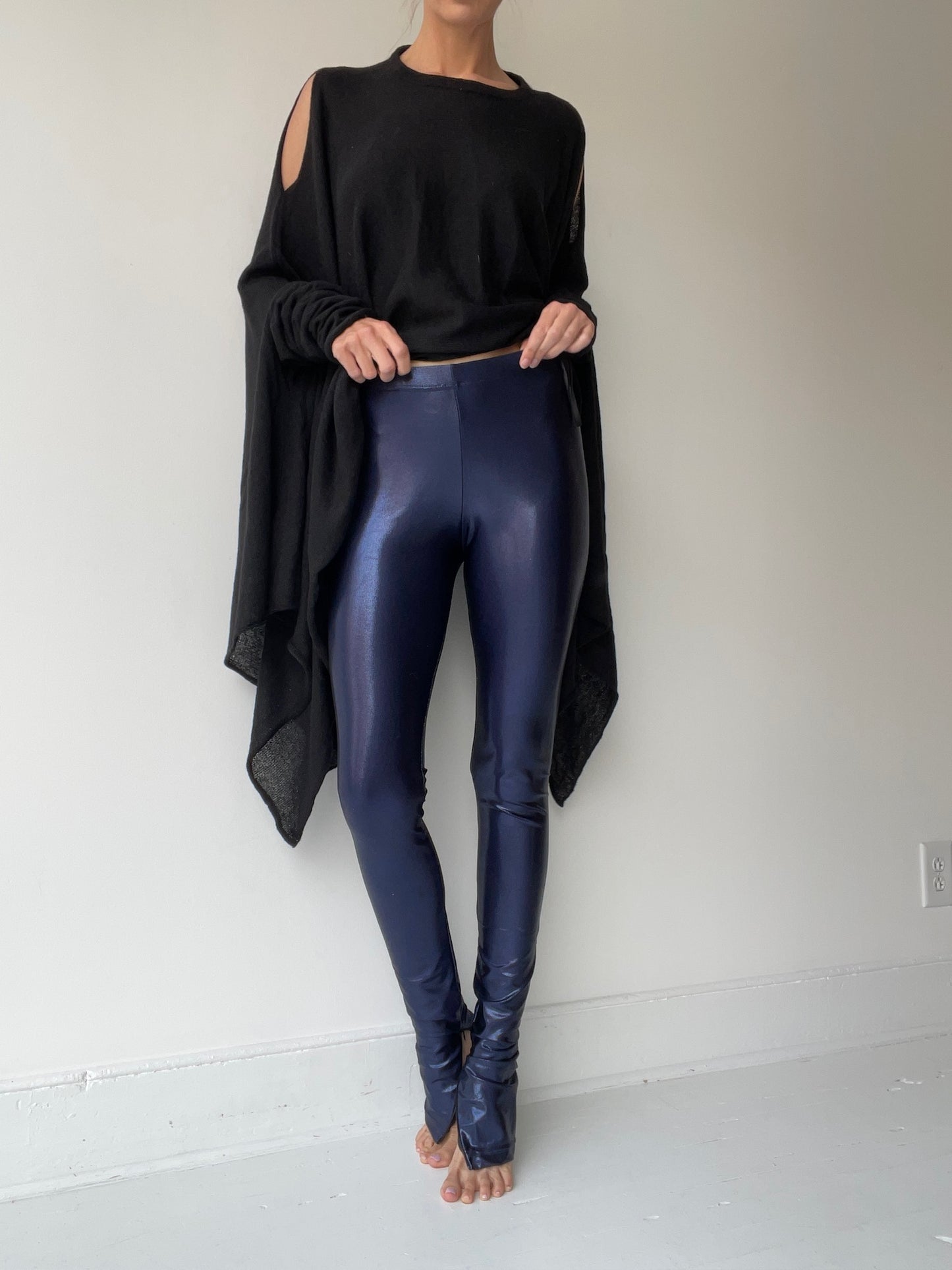 barbara bologna zip fit leggings BLUE