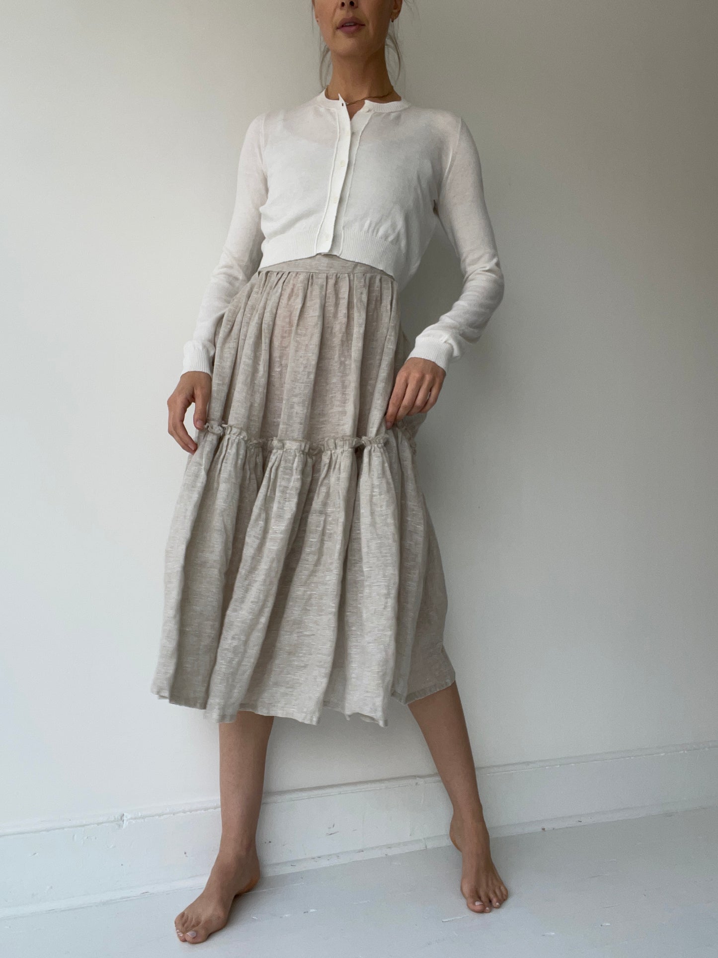 aequamente knit cardigan