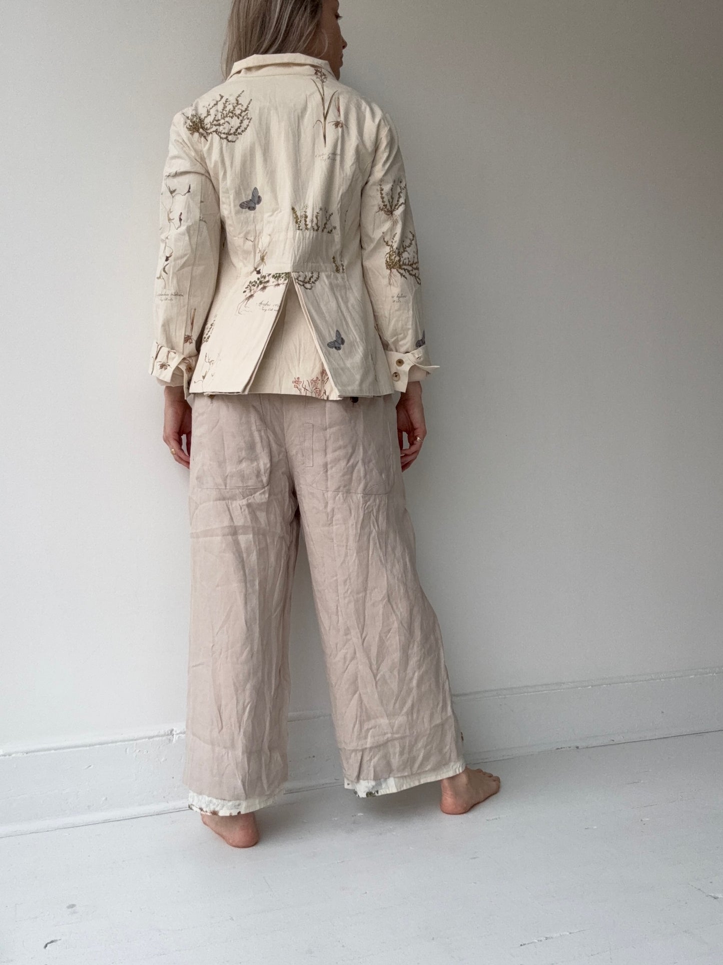 aleksandr manamïs short romantic print jacket