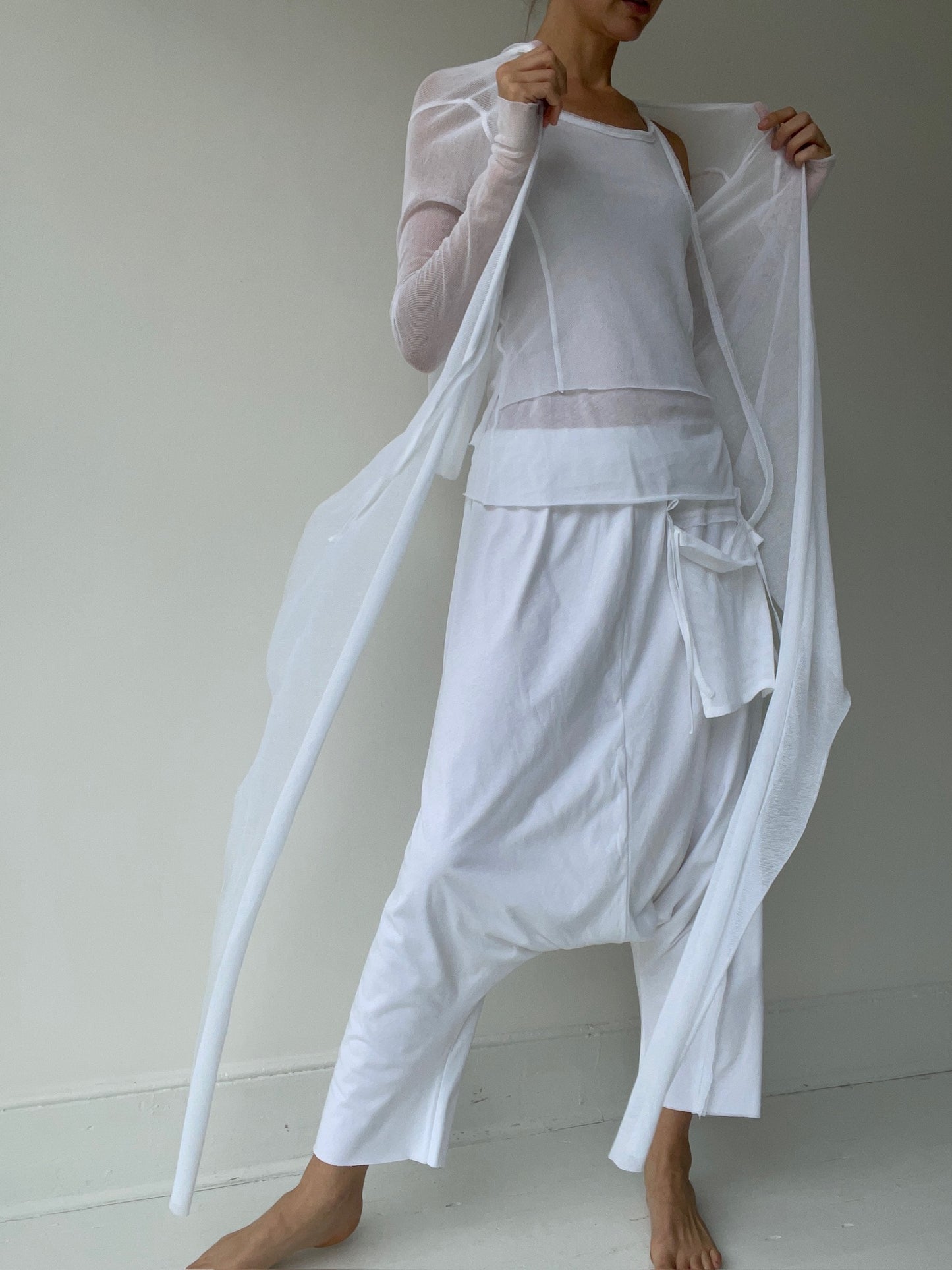 pal offner sheer wrap WHITE