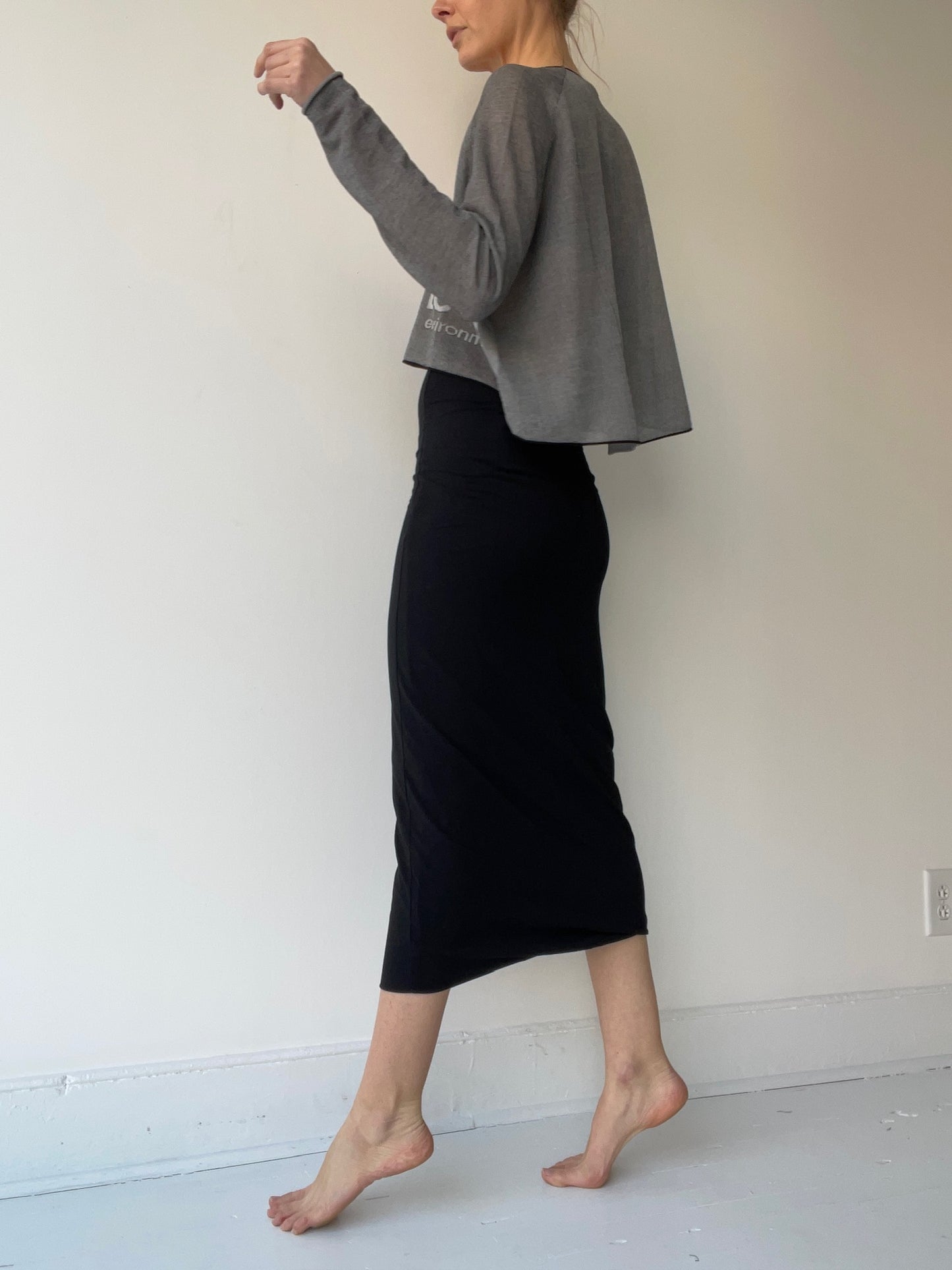 rundholz black label jersey skirt