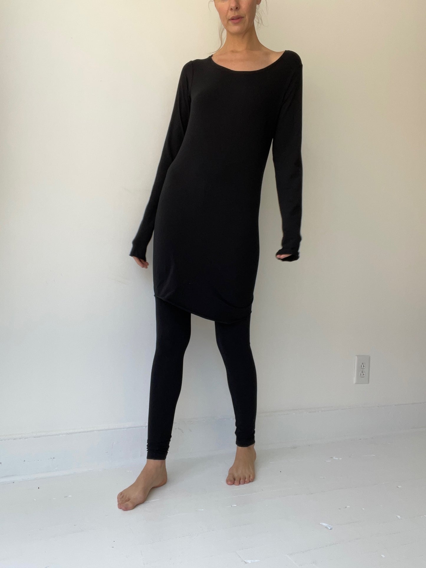 rundholz black label black long tee