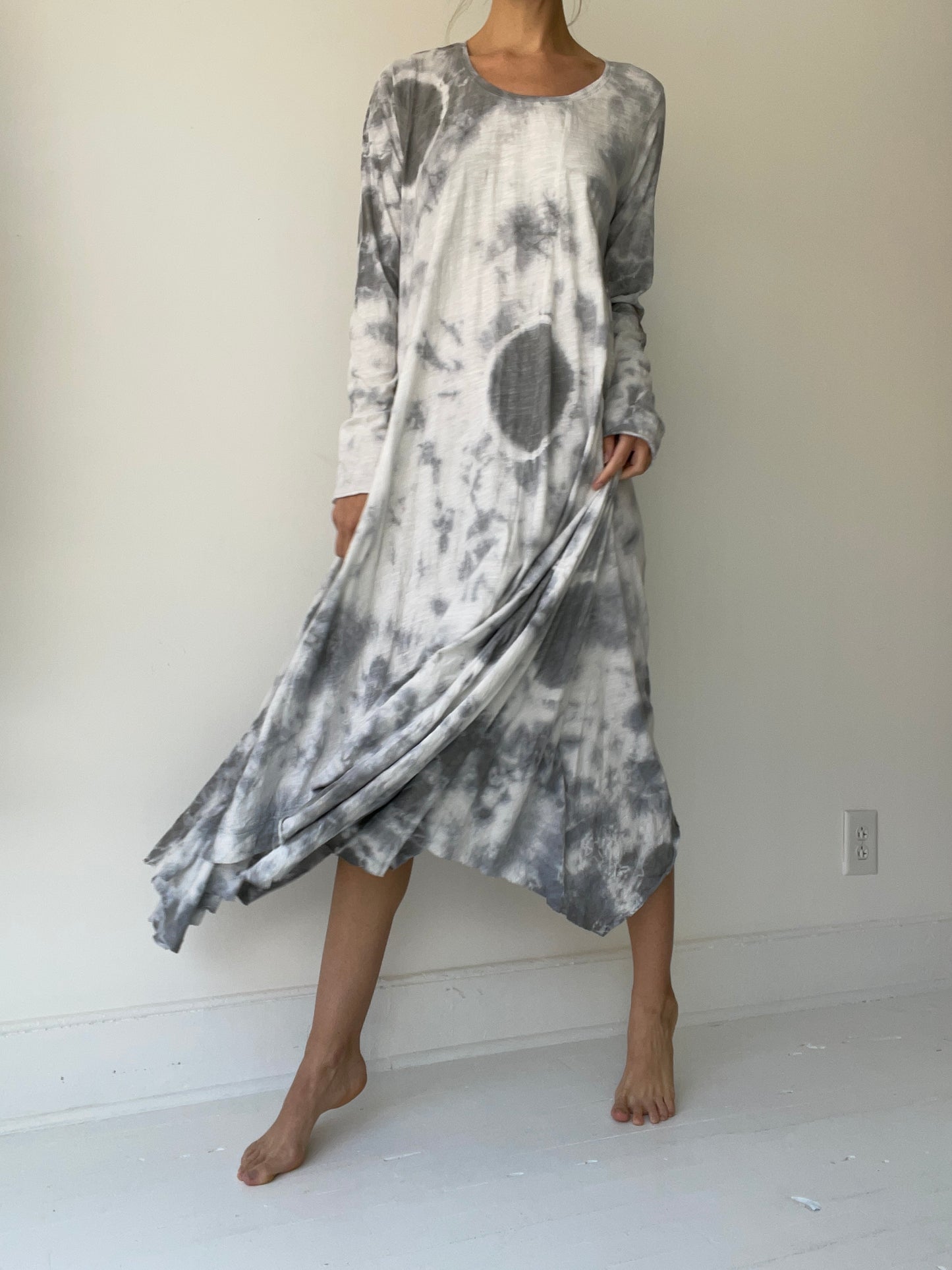long ballet dress tie-dye