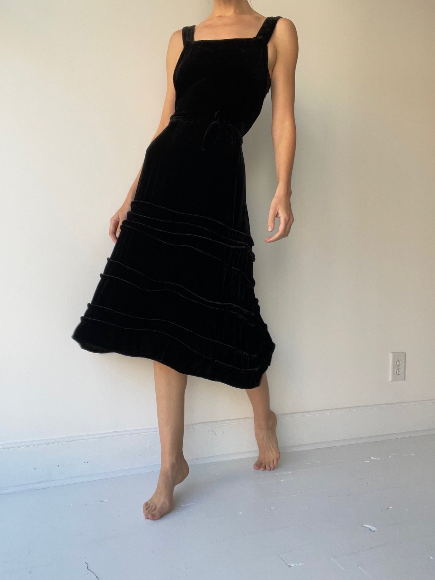 long spring slip VELVET